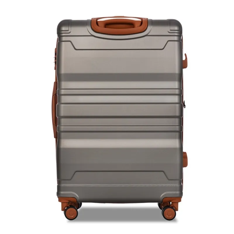 3PCS Luggage Sets Expandable ABS Suitcase with TSA Lock(20"/24"/28")