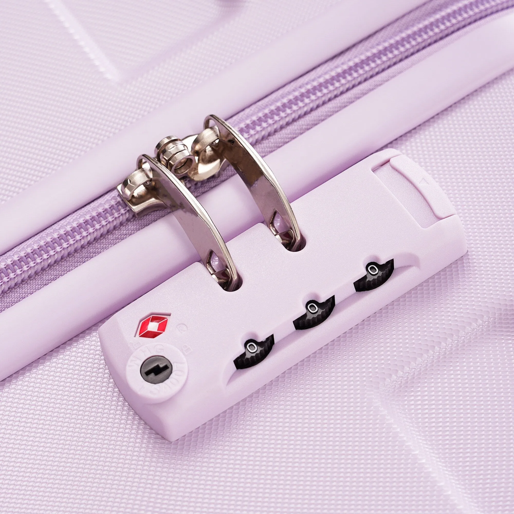 3pcs Luggage Sets with Adjustable Telescopic Handles and TSA Lock & Spinner Wheels (20'' 24'' 28'')