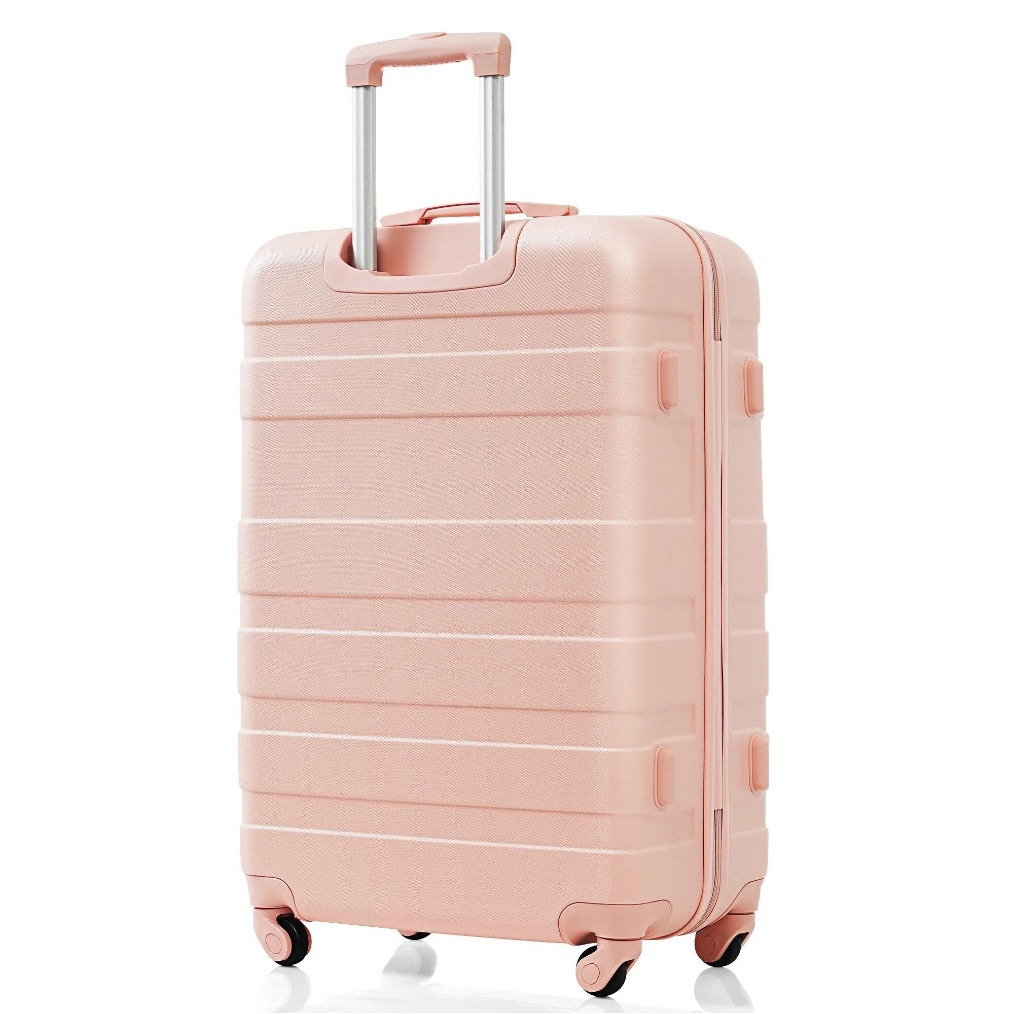 3pcs Luggage Sets with Adjustable Telescopic Handles and TSA Lock & Spinner Wheels (20'' 24'' 28'')