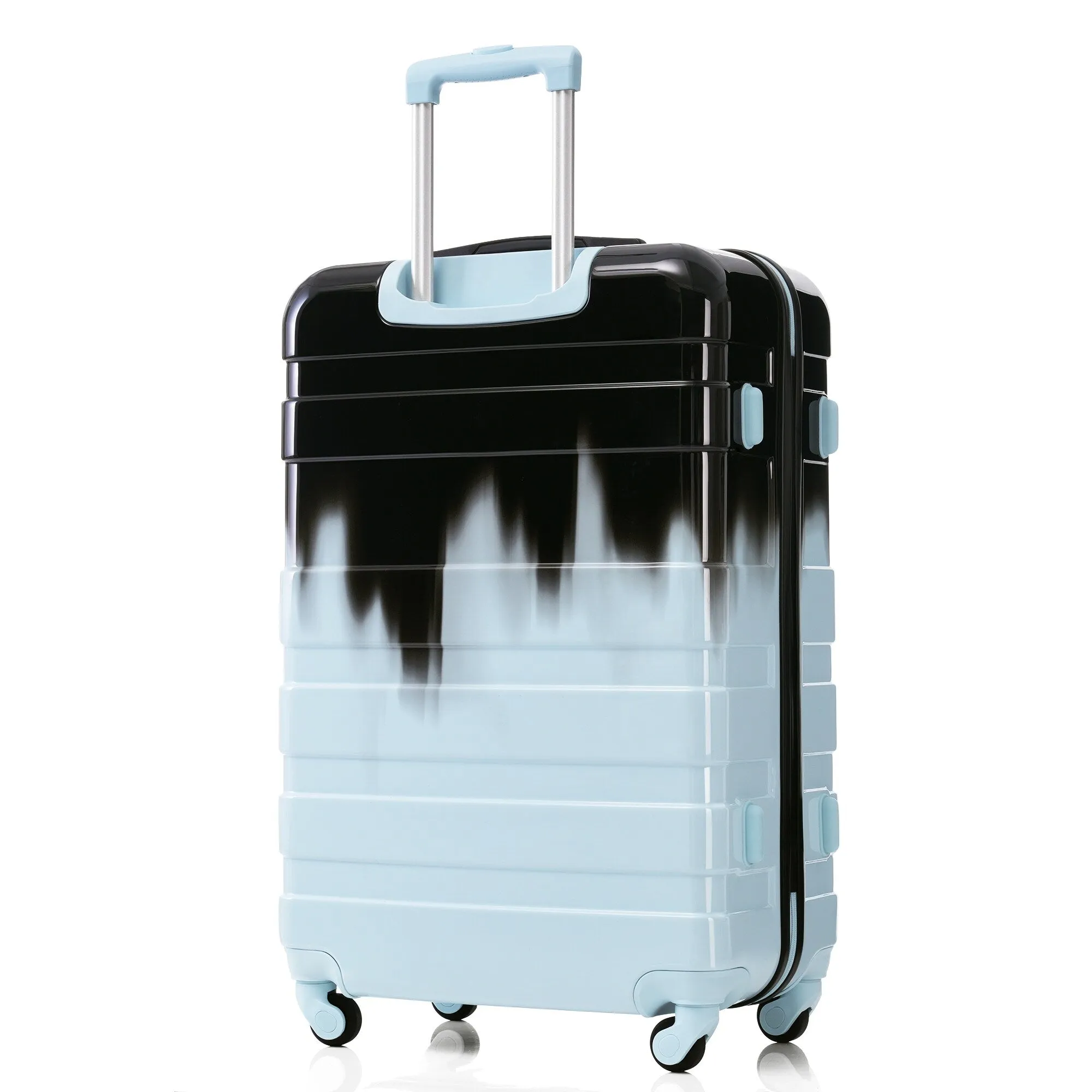 3pcs Luggage Sets with Adjustable Telescopic Handles and TSA Lock & Spinner Wheels (20'' 24'' 28'')