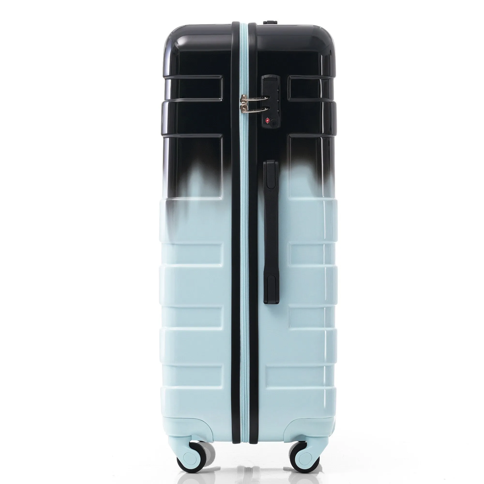 3pcs Luggage Sets with Adjustable Telescopic Handles and TSA Lock & Spinner Wheels (20'' 24'' 28'')