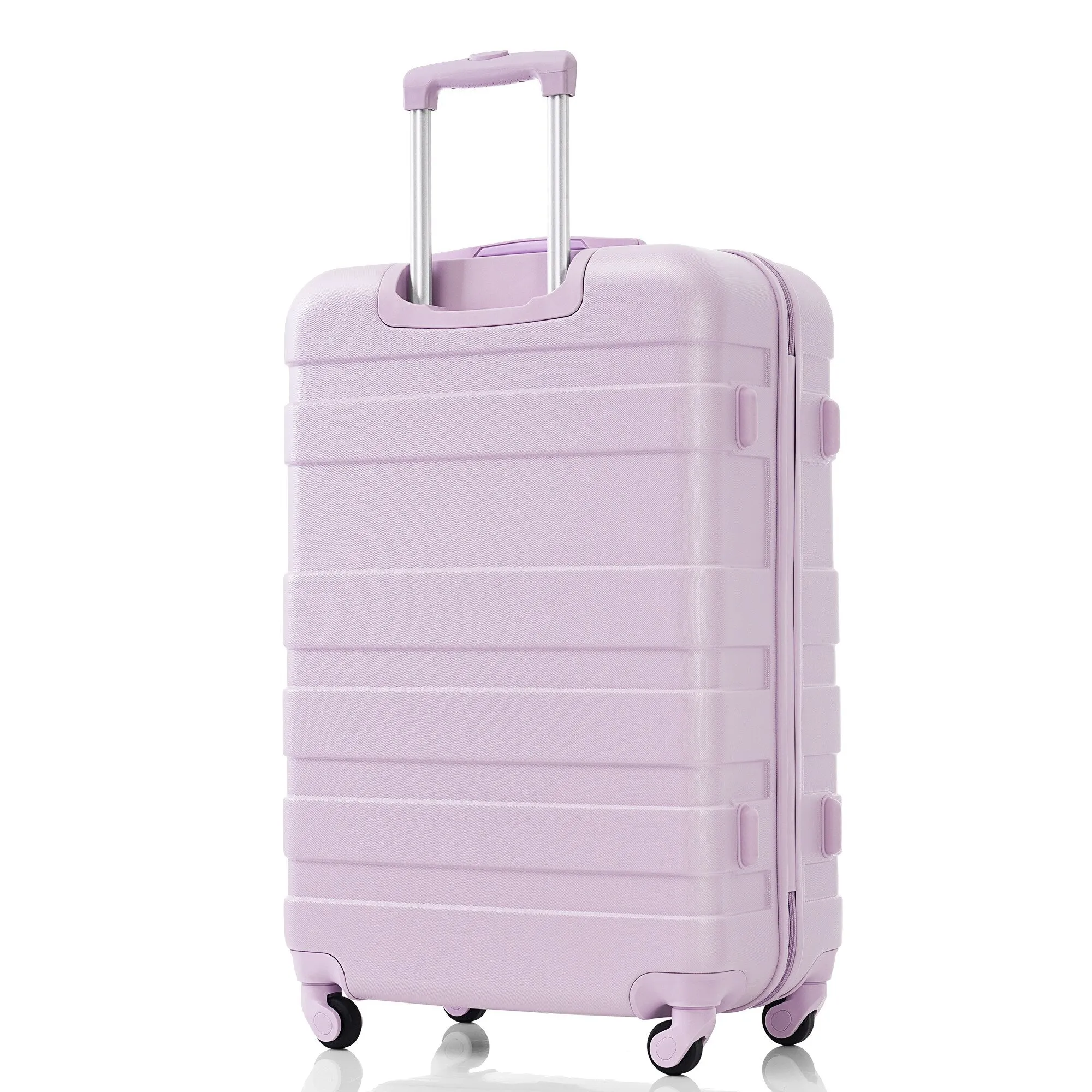 3pcs Luggage Sets with Adjustable Telescopic Handles and TSA Lock & Spinner Wheels (20'' 24'' 28'')