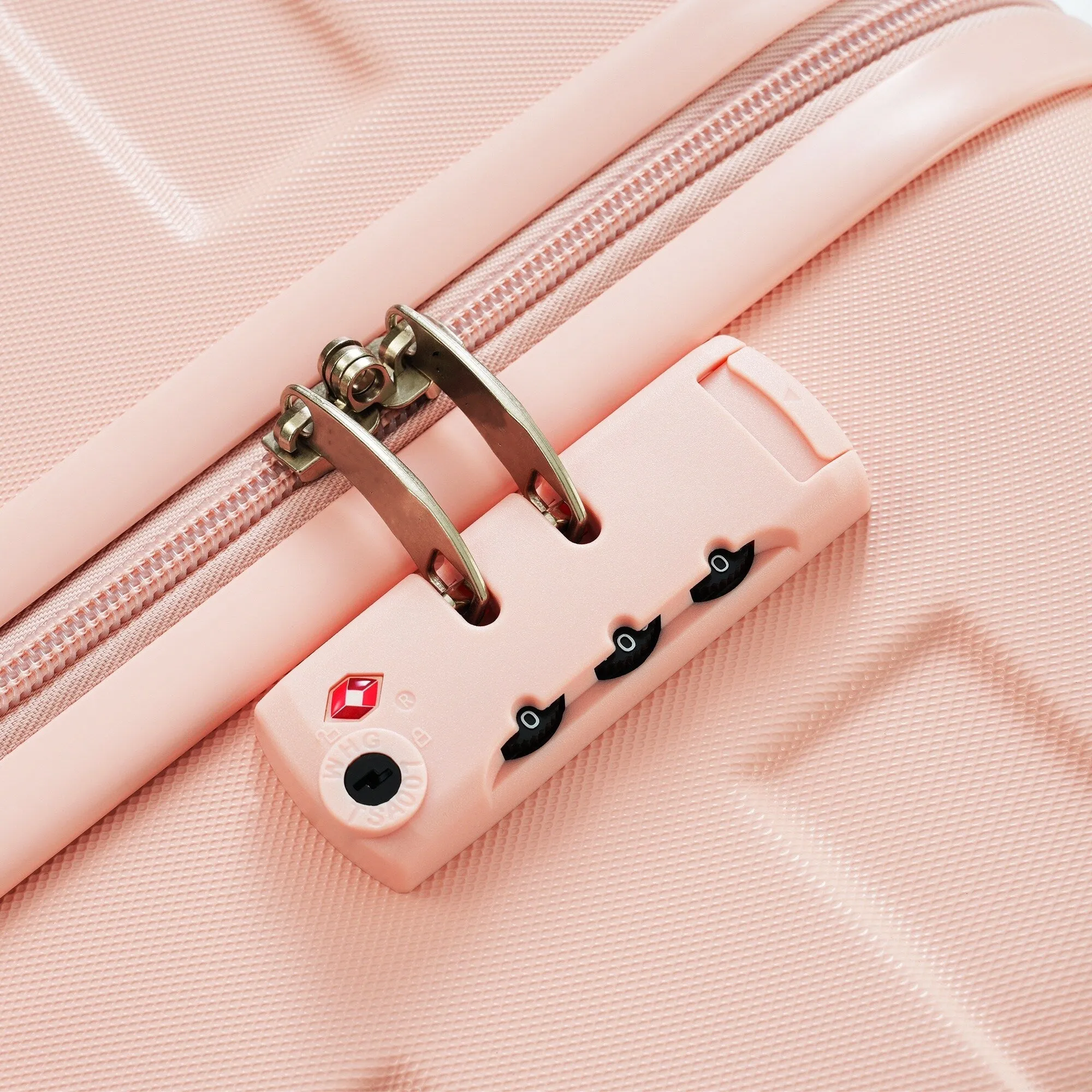 3pcs Luggage Sets with Adjustable Telescopic Handles and TSA Lock & Spinner Wheels (20'' 24'' 28'')