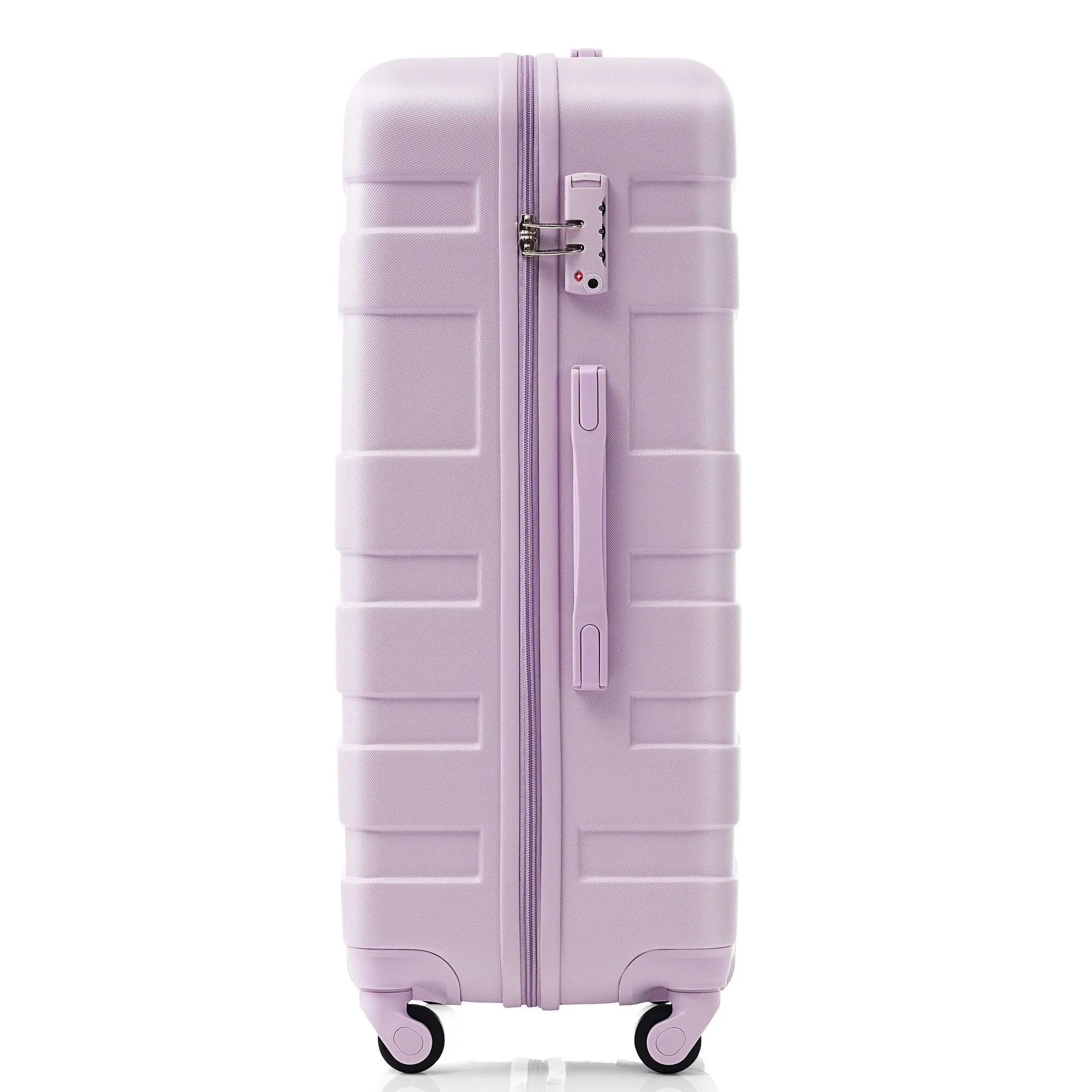 3pcs Luggage Sets with Adjustable Telescopic Handles and TSA Lock & Spinner Wheels (20'' 24'' 28'')