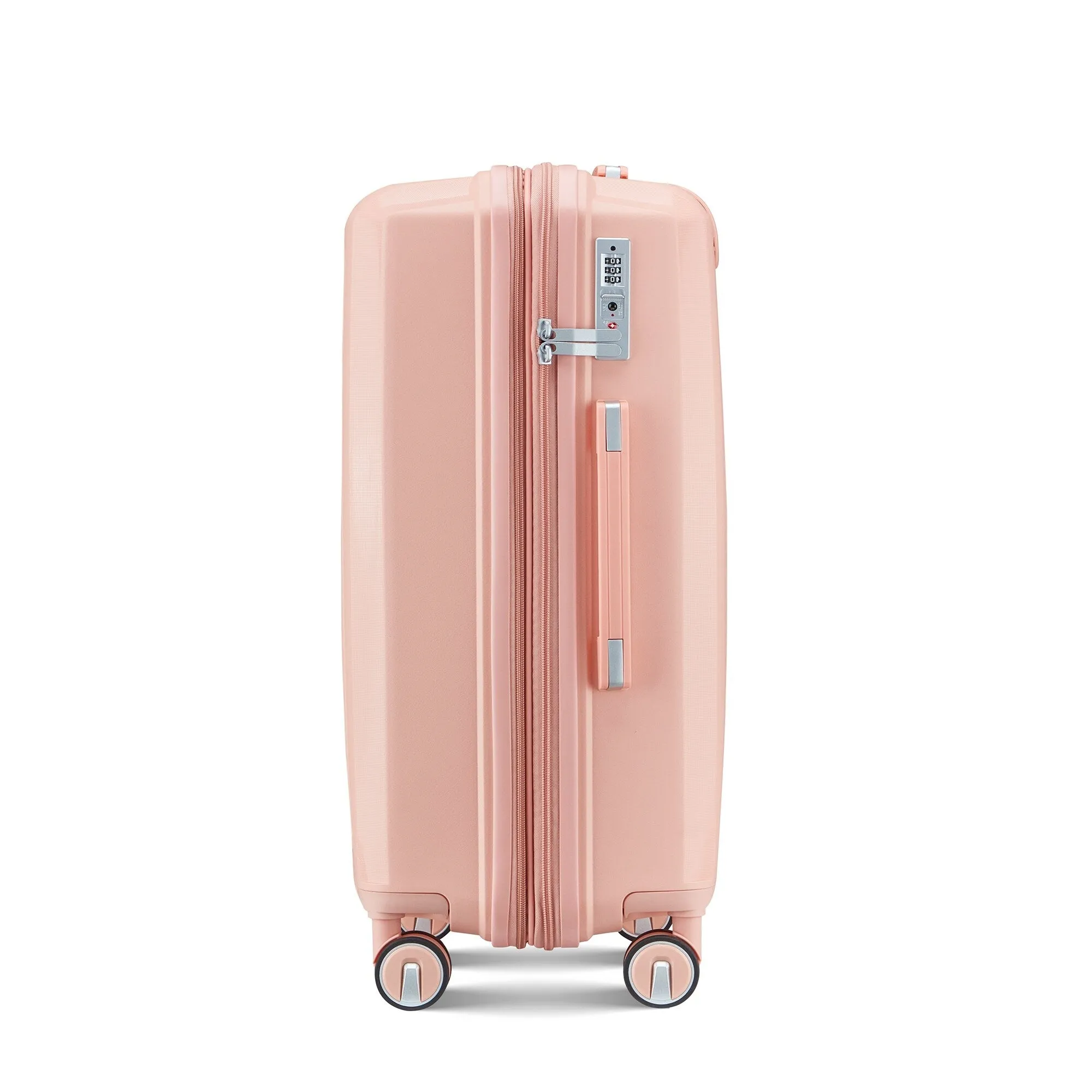 4 Piece Luggage Sets with Spinner Wheels for Men Women, Expandable Suitcase with TSA Lock and Telescopic Handle
