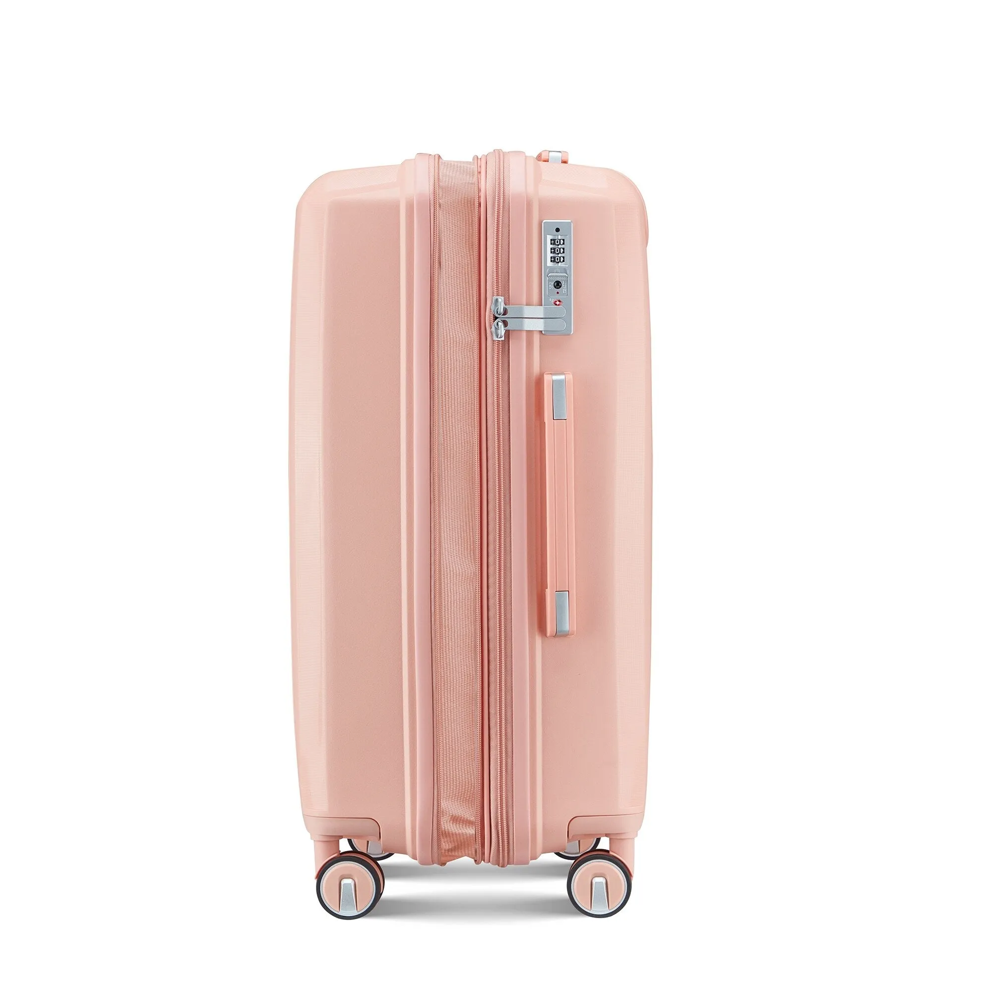 4 Piece Luggage Sets with Spinner Wheels for Men Women, Expandable Suitcase with TSA Lock and Telescopic Handle