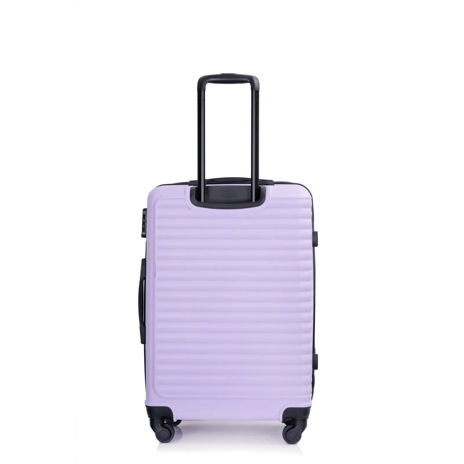 ABS 3 Piece Luggage Sets with 2 Hooks and Spinner Wheels & TSA Lock