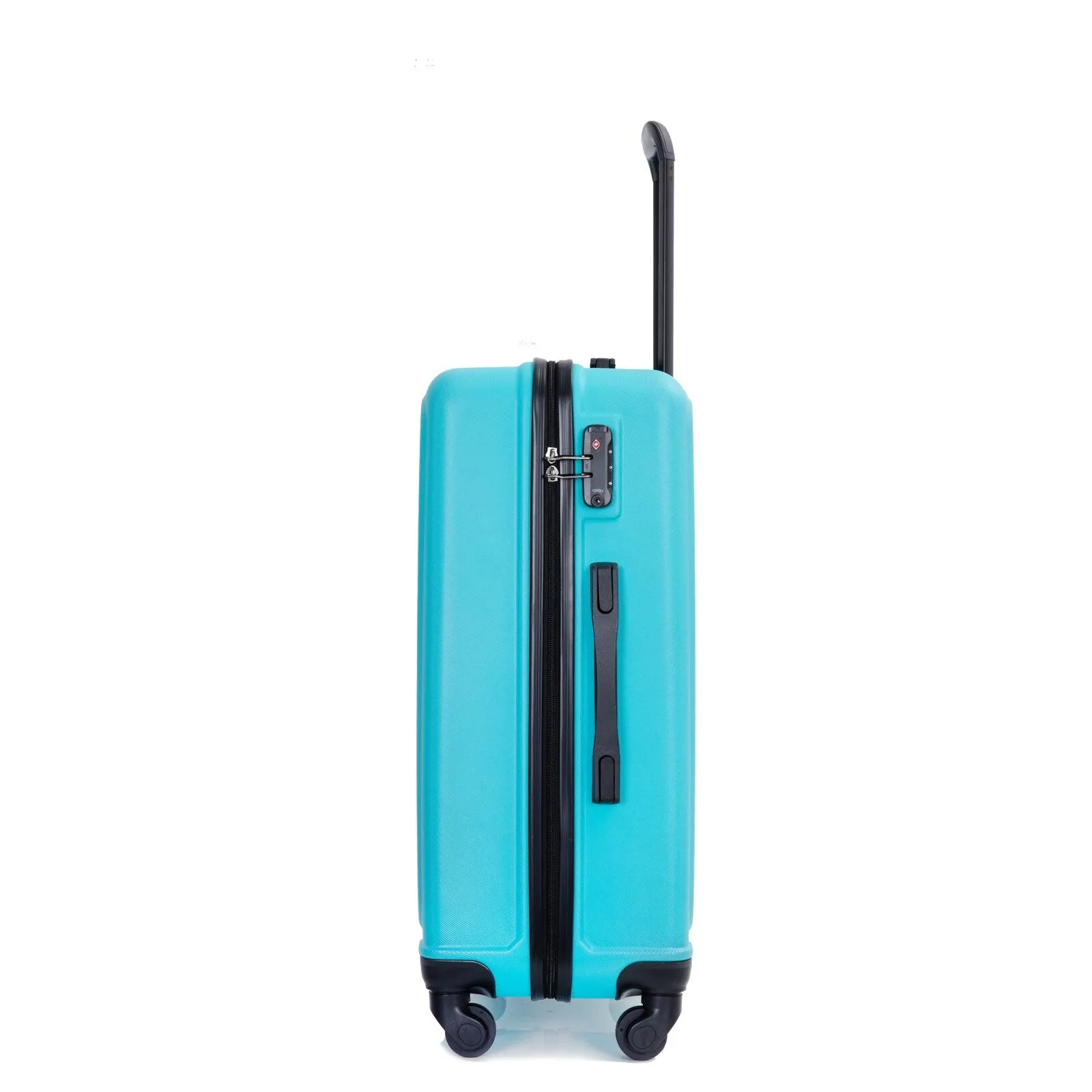 ABS 3 Piece Luggage Sets with 2 Hooks and Spinner Wheels & TSA Lock