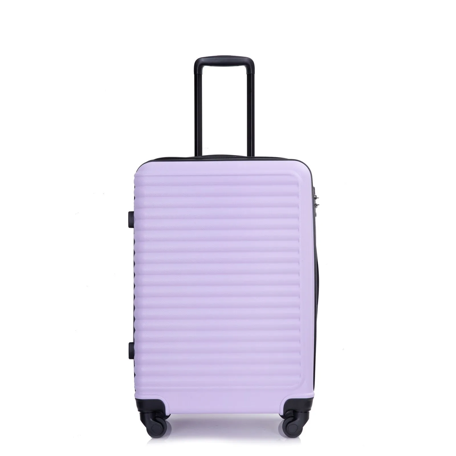 ABS 3 Piece Luggage Sets with 2 Hooks and Spinner Wheels & TSA Lock