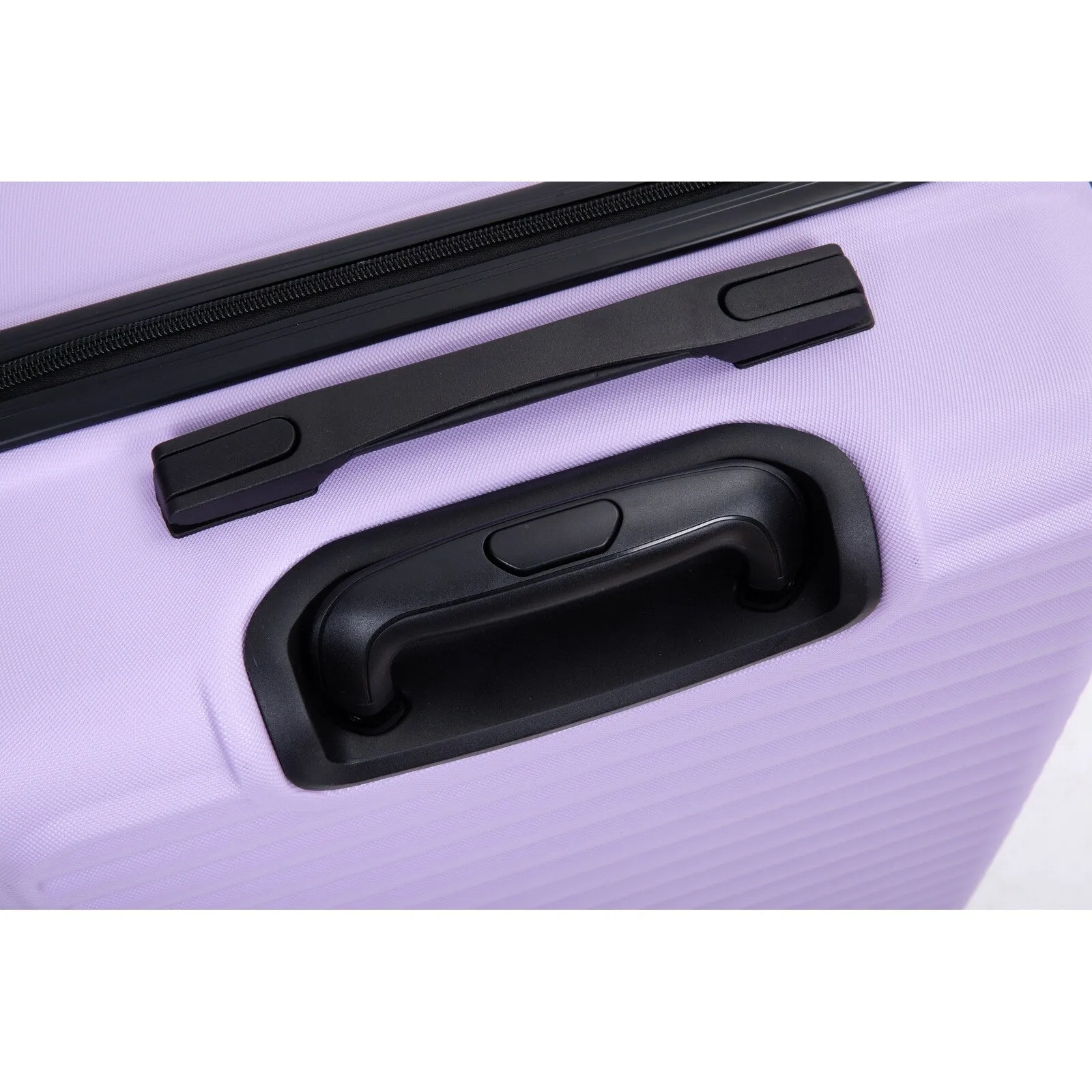 ABS 3 Piece Luggage Sets with 2 Hooks and Spinner Wheels & TSA Lock