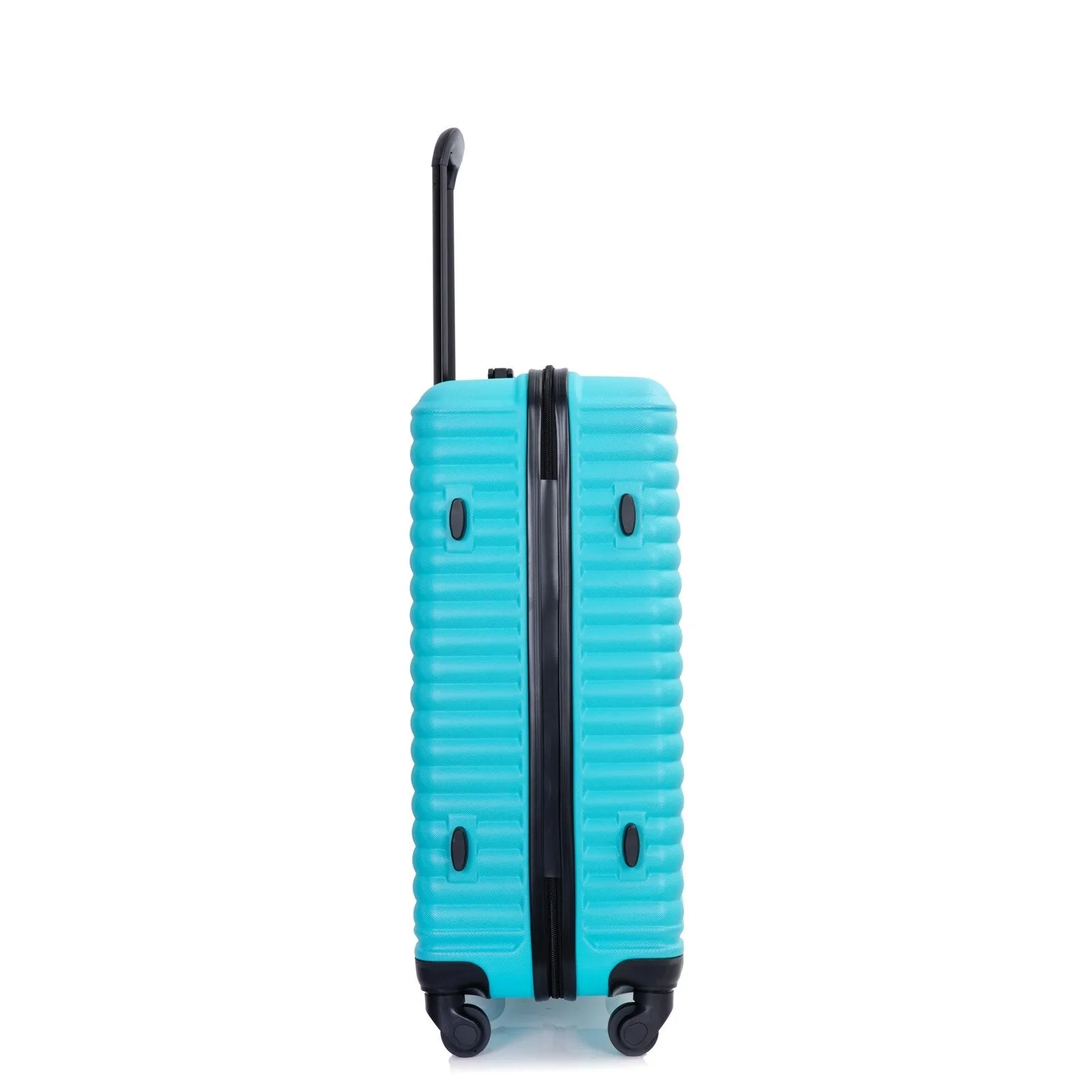 ABS 3 Piece Luggage Sets with 2 Hooks and Spinner Wheels & TSA Lock
