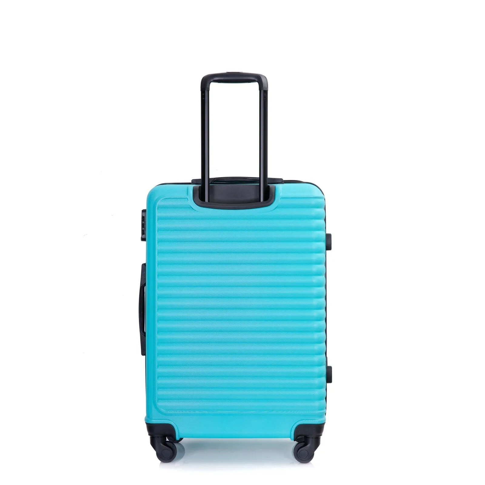 ABS 3 Piece Luggage Sets with 2 Hooks and Spinner Wheels & TSA Lock