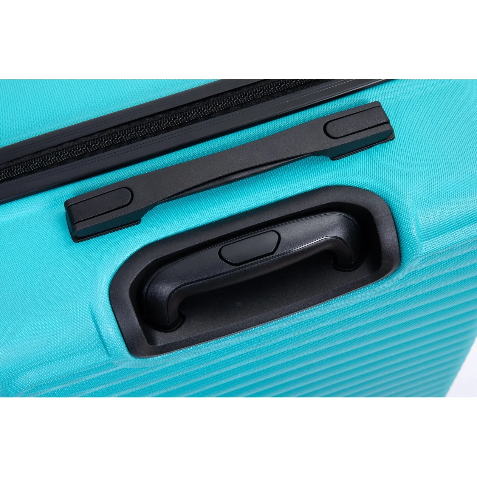 ABS 3 Piece Luggage Sets with 2 Hooks and Spinner Wheels & TSA Lock