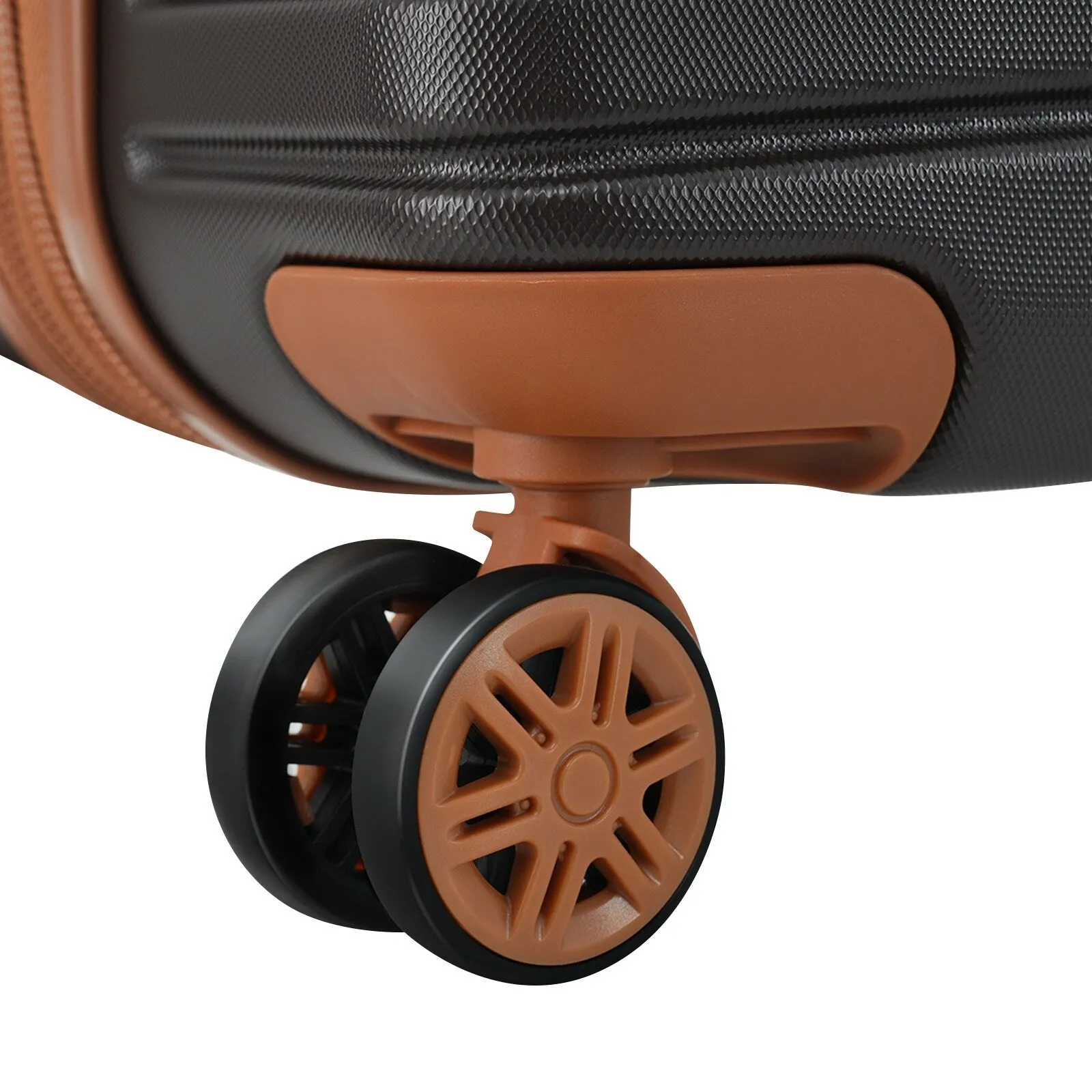 ABS Expandable Luggage with 4 Packing Cubes and TSA Lock, 4 Piece Luggage Set with Spinner Wheels for Men Women (16/20/24/28)