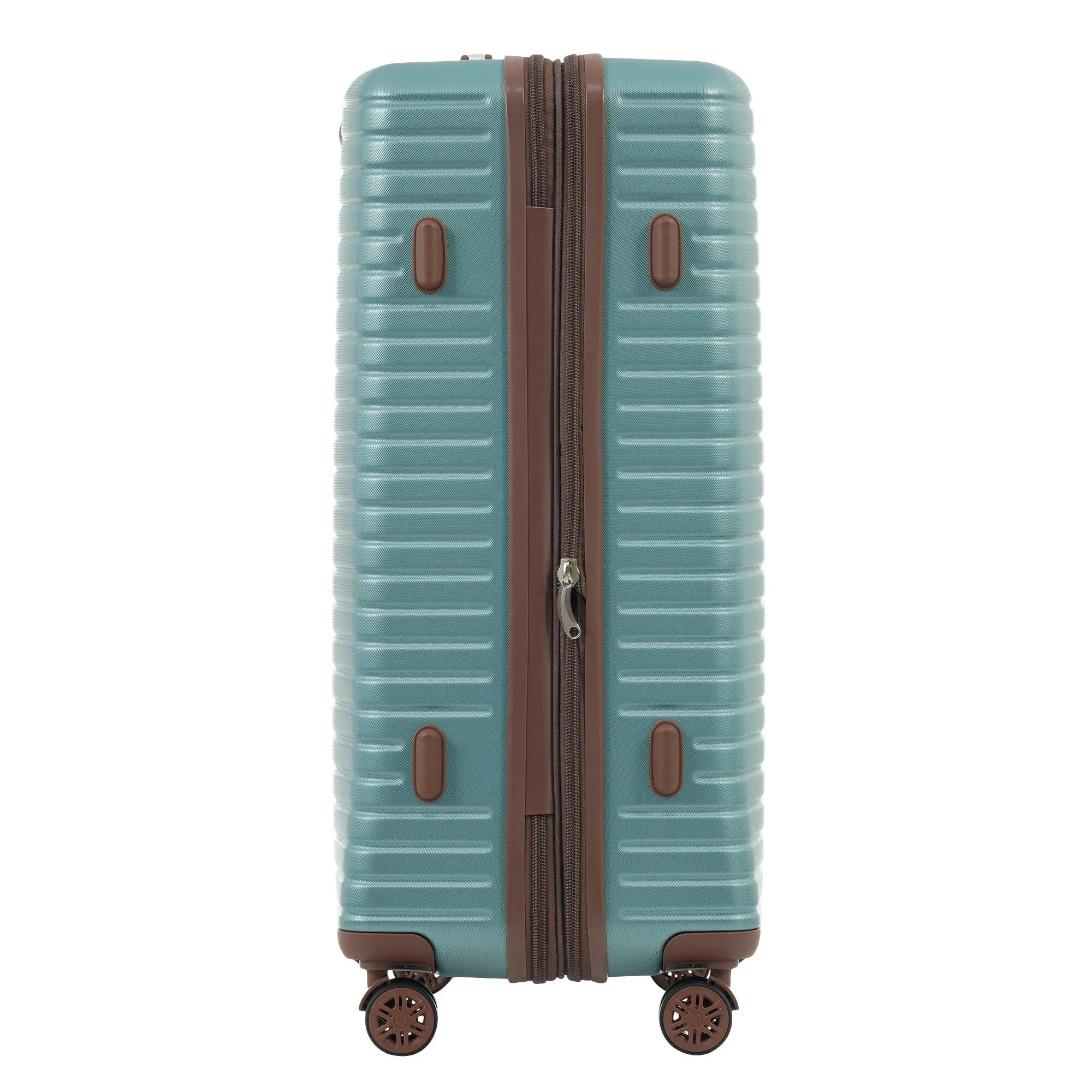 ABS Expandable Luggage with 4 Packing Cubes and TSA Lock, 4 Piece Luggage Set with Spinner Wheels for Men Women (16/20/24/28)