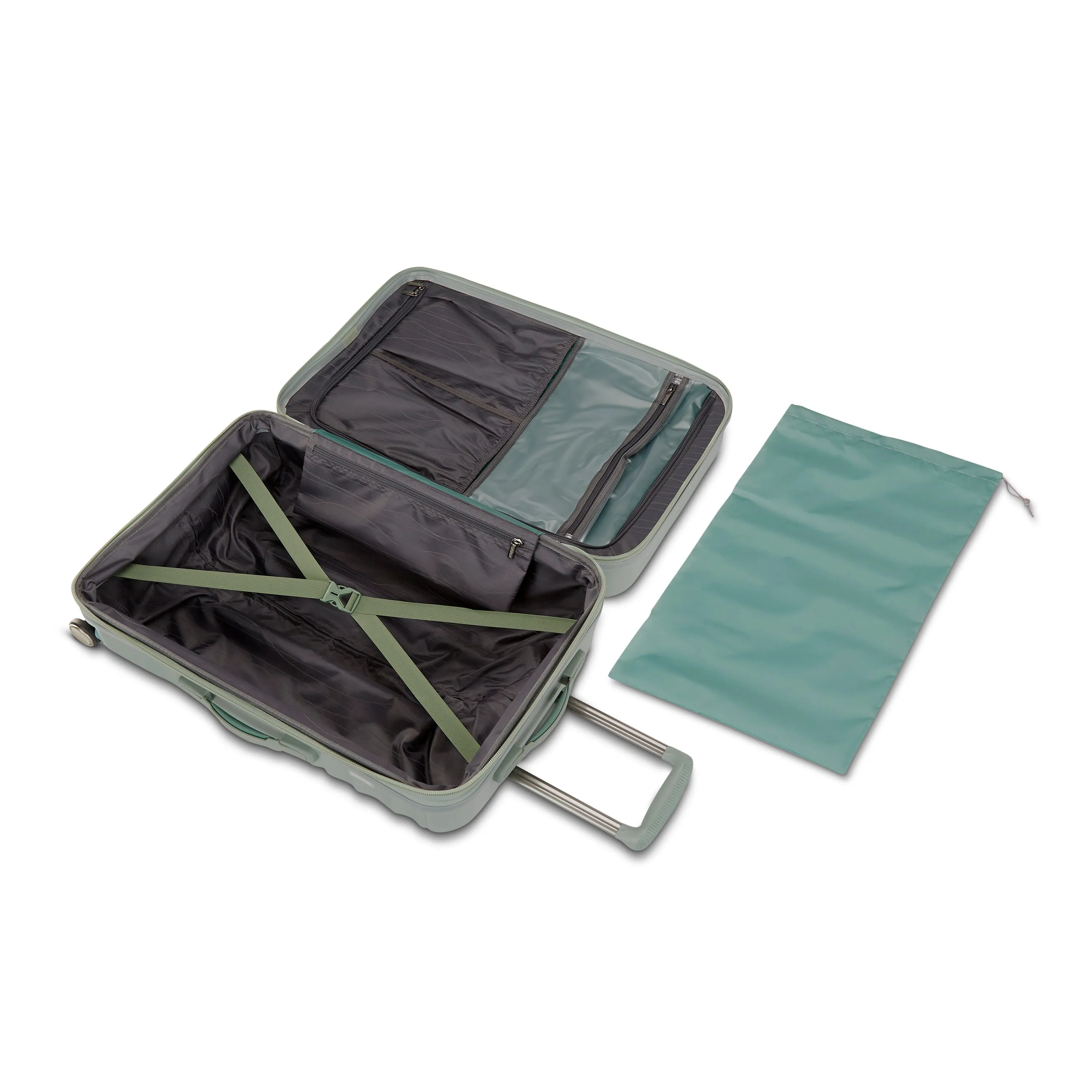 American Tourister Cascade Large Checked Hardside Spinner