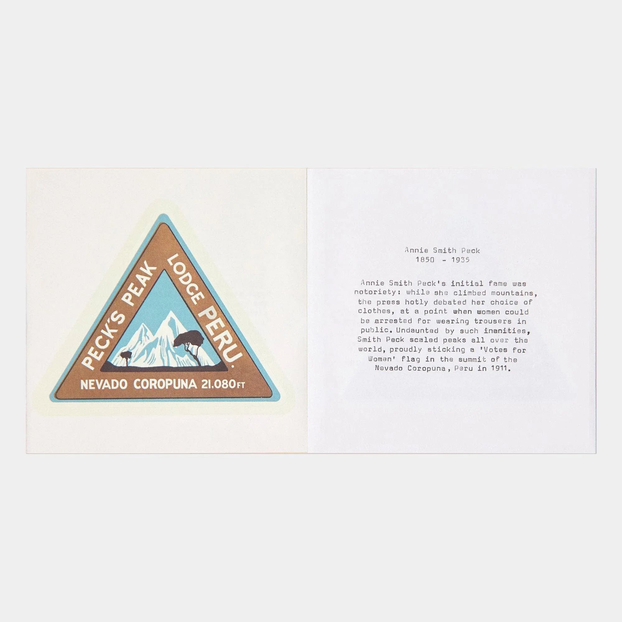 Annie Atkins Trailblazer Travel Stickers