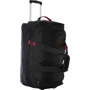 A.SAKS Rolling Trolley Duffel Bag 25-Inch Medium Check-In, Expandable with 2-Wheels and Telescoping Handle