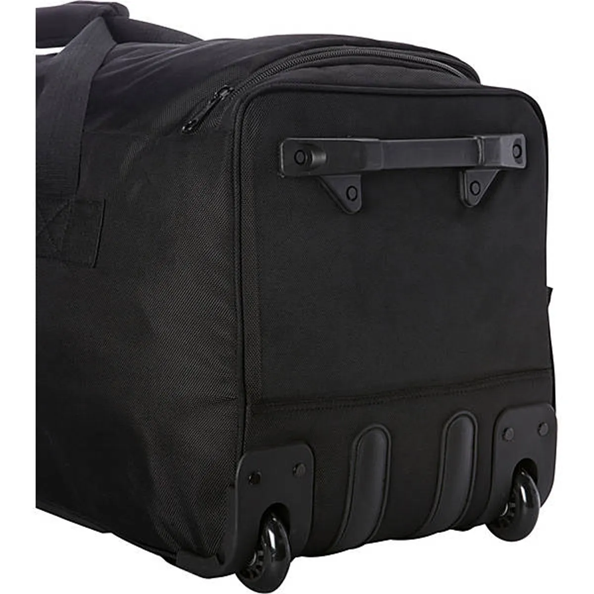 A.SAKS Rolling Trolley Duffel Bag 25-Inch Medium Check-In, Expandable with 2-Wheels and Telescoping Handle