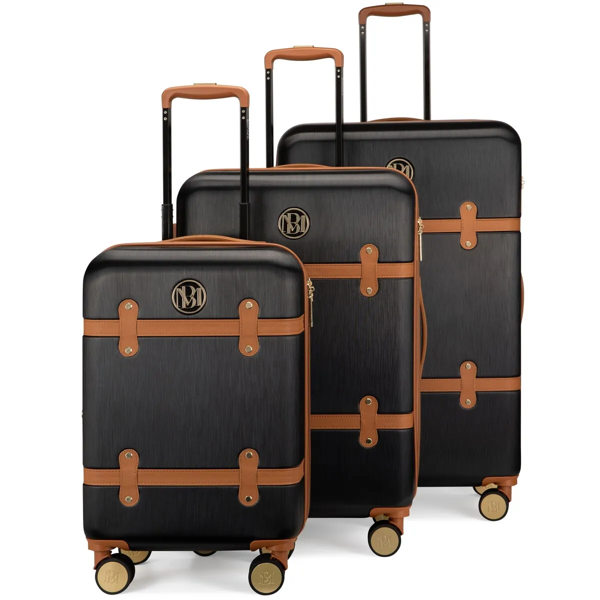 BADGLEY MISCHKA Grace 3 Piece Expandable Spinner Luggage Set