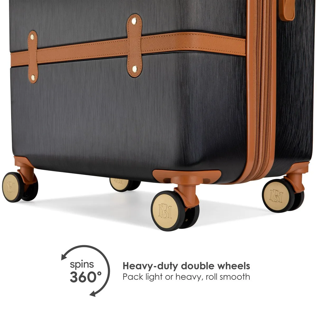 BADGLEY MISCHKA Grace 3 Piece Expandable Spinner Luggage Set