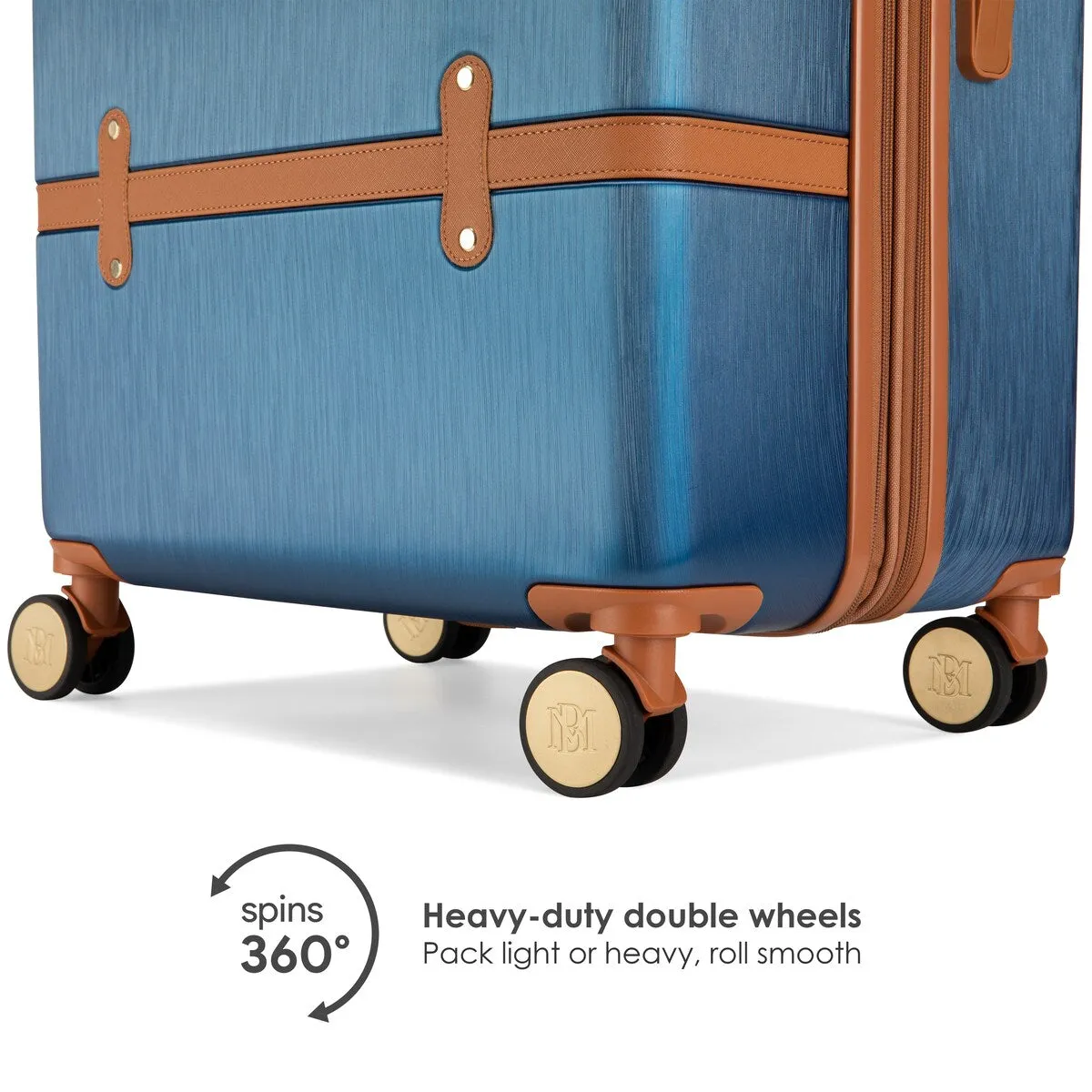 BADGLEY MISCHKA Grace 3 Piece Expandable Spinner Luggage Set