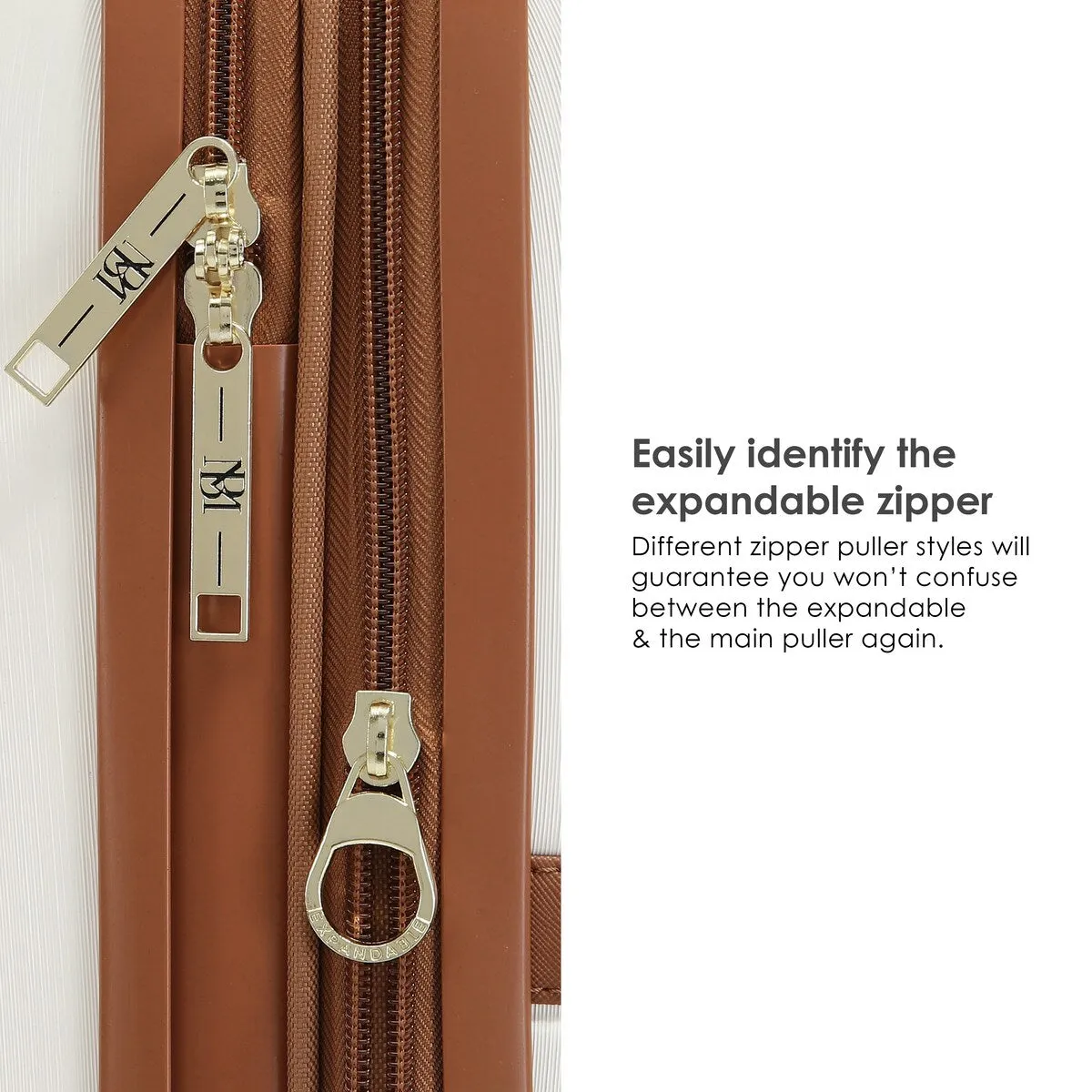 BADGLEY MISCHKA Grace 3 Piece Expandable Spinner Luggage Set