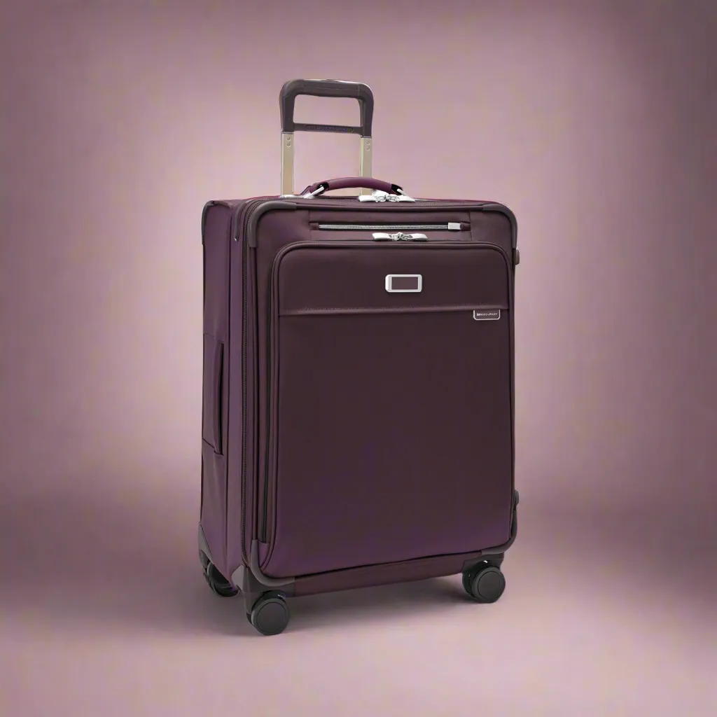 Briggs & Riley Baseline 26” Medium Softside Expandable Spinner with Suiter (Free Monogram)- BLU126CXSP