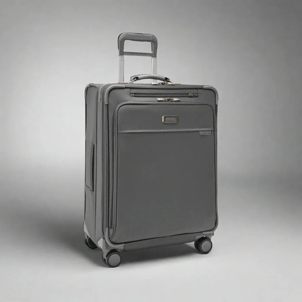 Briggs & Riley Baseline 26” Medium Softside Expandable Spinner with Suiter (Free Monogram)- BLU126CXSP