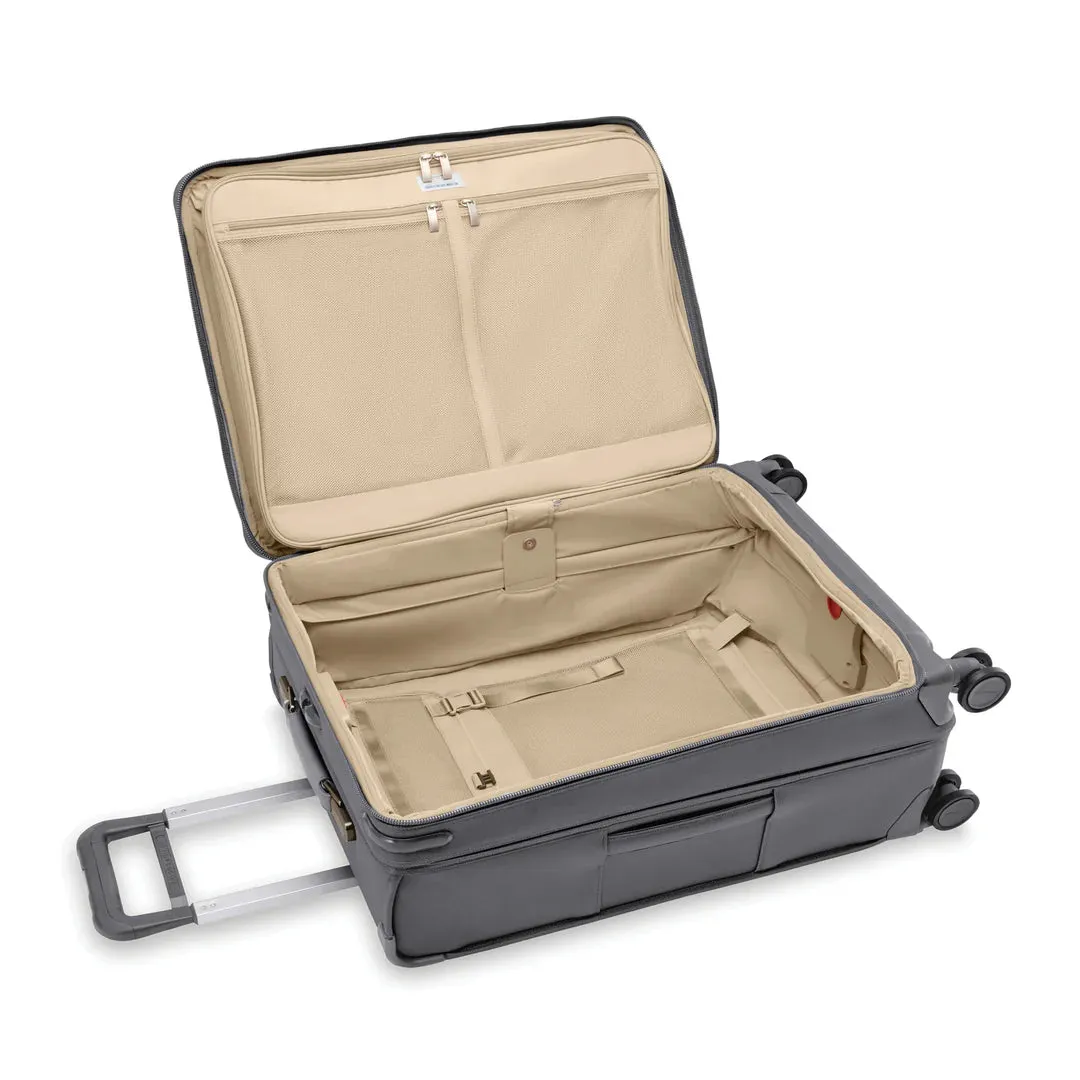 Briggs & Riley Baseline 26” Medium Softside Expandable Spinner with Suiter (Free Monogram)- BLU126CXSP
