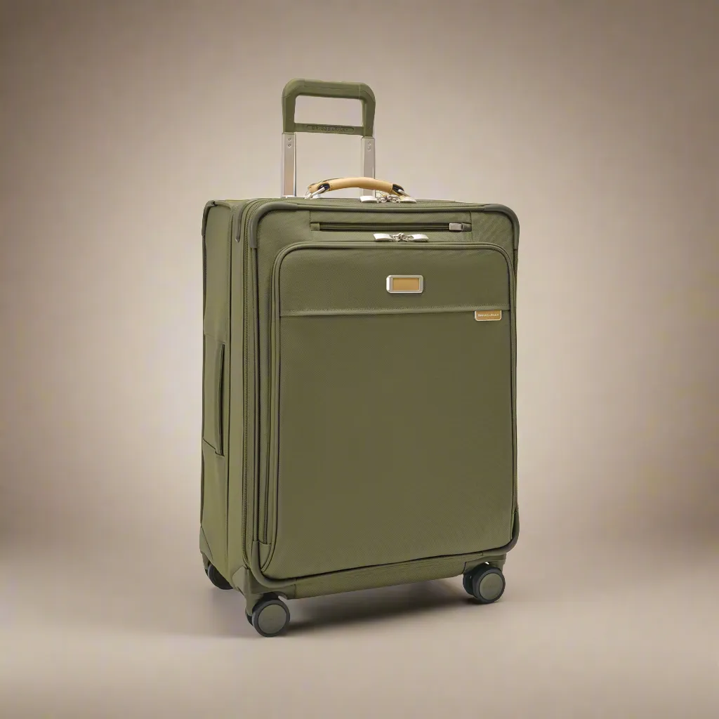 Briggs & Riley Baseline 26” Medium Softside Expandable Spinner with Suiter (Free Monogram)- BLU126CXSP