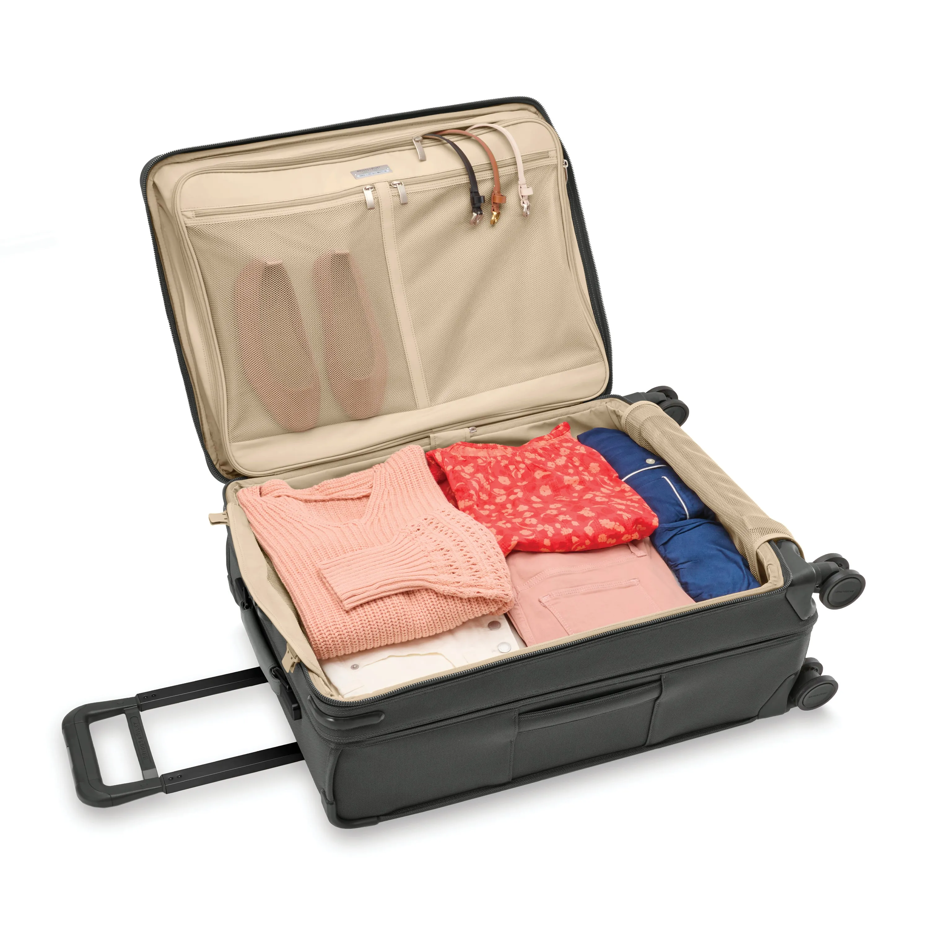 Briggs & Riley Baseline 26” Medium Softside Expandable Spinner with Suiter (Free Monogram)- BLU126CXSP