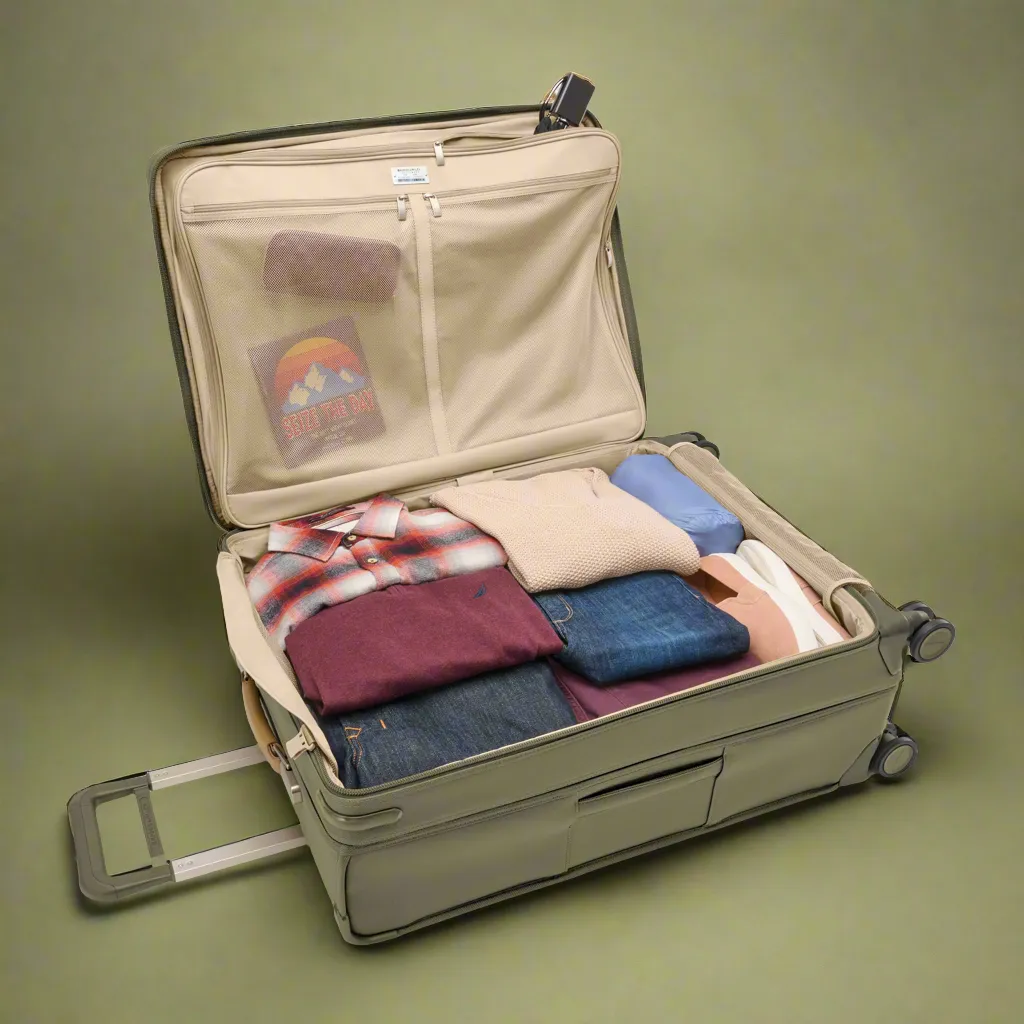 Briggs & Riley Baseline 29” Softside Expandable Spinner with Suiter (Free Monogram)- BLU129CXSP