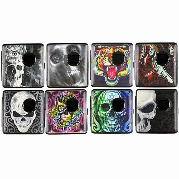Cigarette Case with Bottle Opener - 8 Pieces Per Retail Ready Display 21884