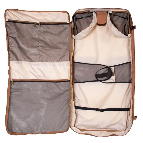Claire Chase Classic Leather Garment Bag