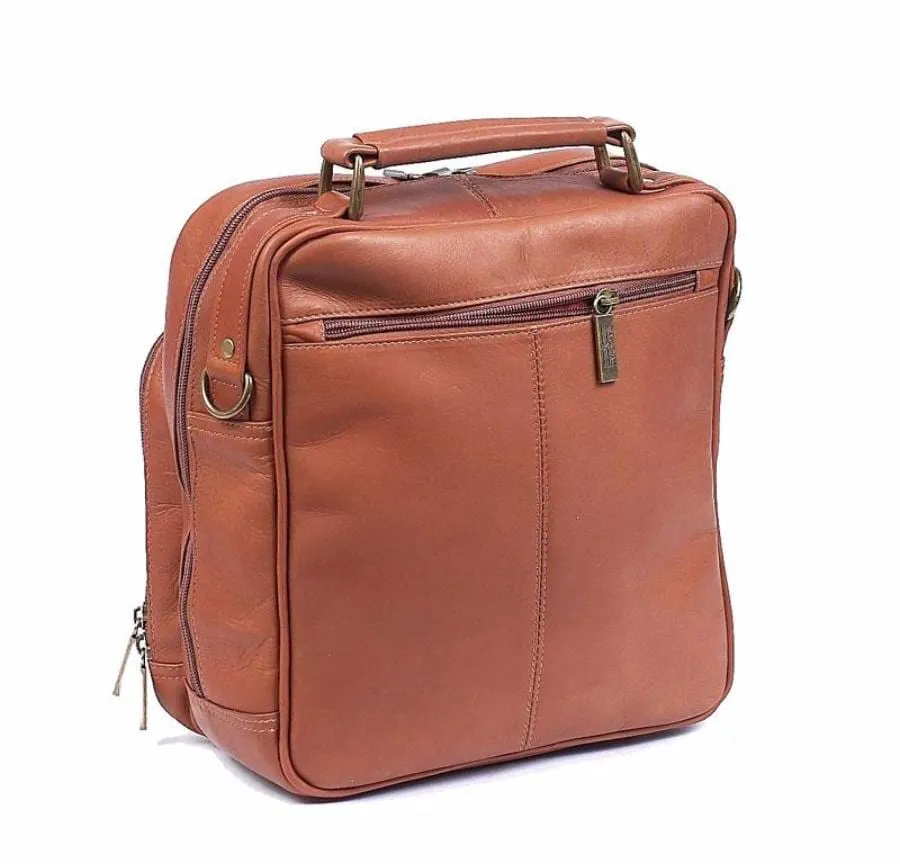 Claire Chase Jumbo Leather Man Bag