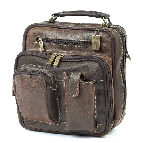 Claire Chase Jumbo Leather Man Bag