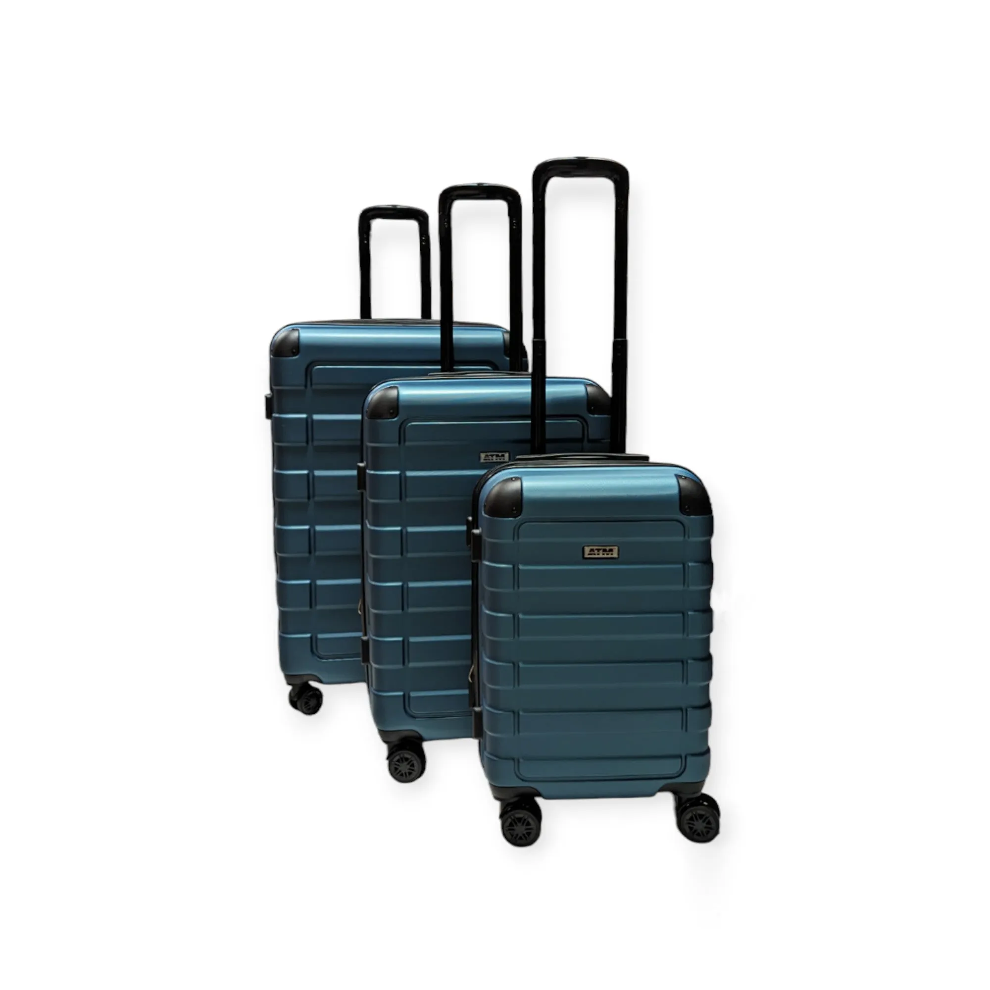 Classic Collection Turquoise Luggage 3 Piece Set (20/26/30") Suitcase Lock Spinner