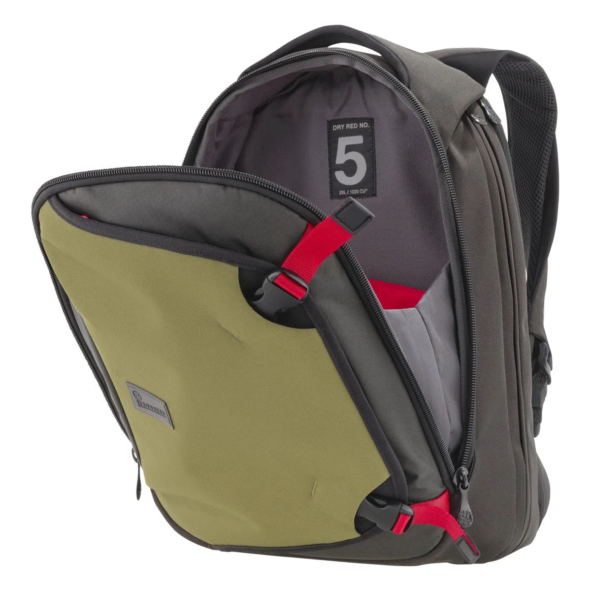 Crumpler he Dry Red No 5 Laptop Backpack