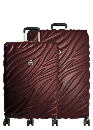 DELSEY Paris Alexis Lightweight Set 2 Piece, Double Wheel Hardshell Suitcases, Expandable Spinner Suitcase with TSA Lock and Carry On