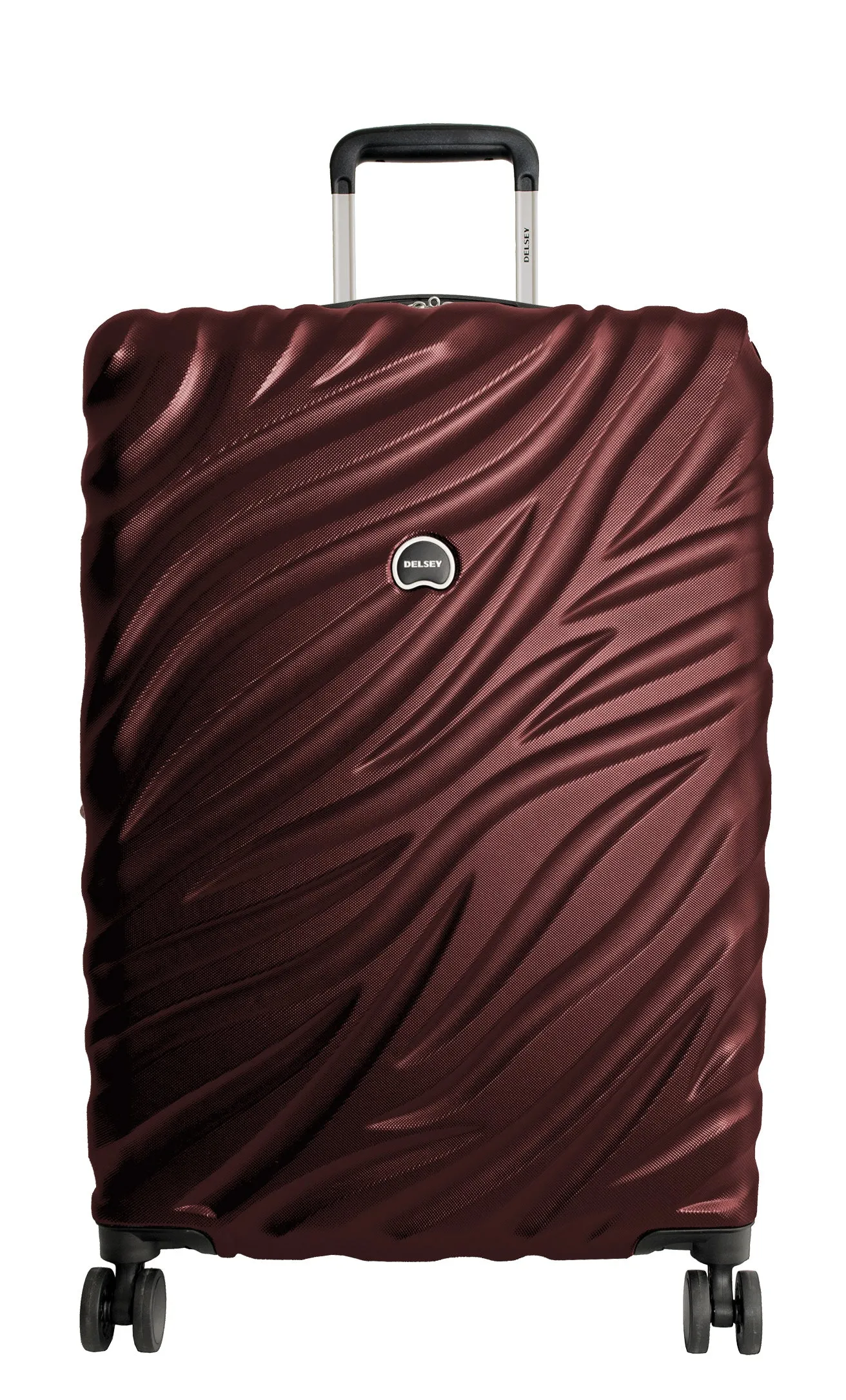 DELSEY Paris Alexis Lightweight Set 2 Piece, Double Wheel Hardshell Suitcases, Expandable Spinner Suitcase with TSA Lock and Carry On