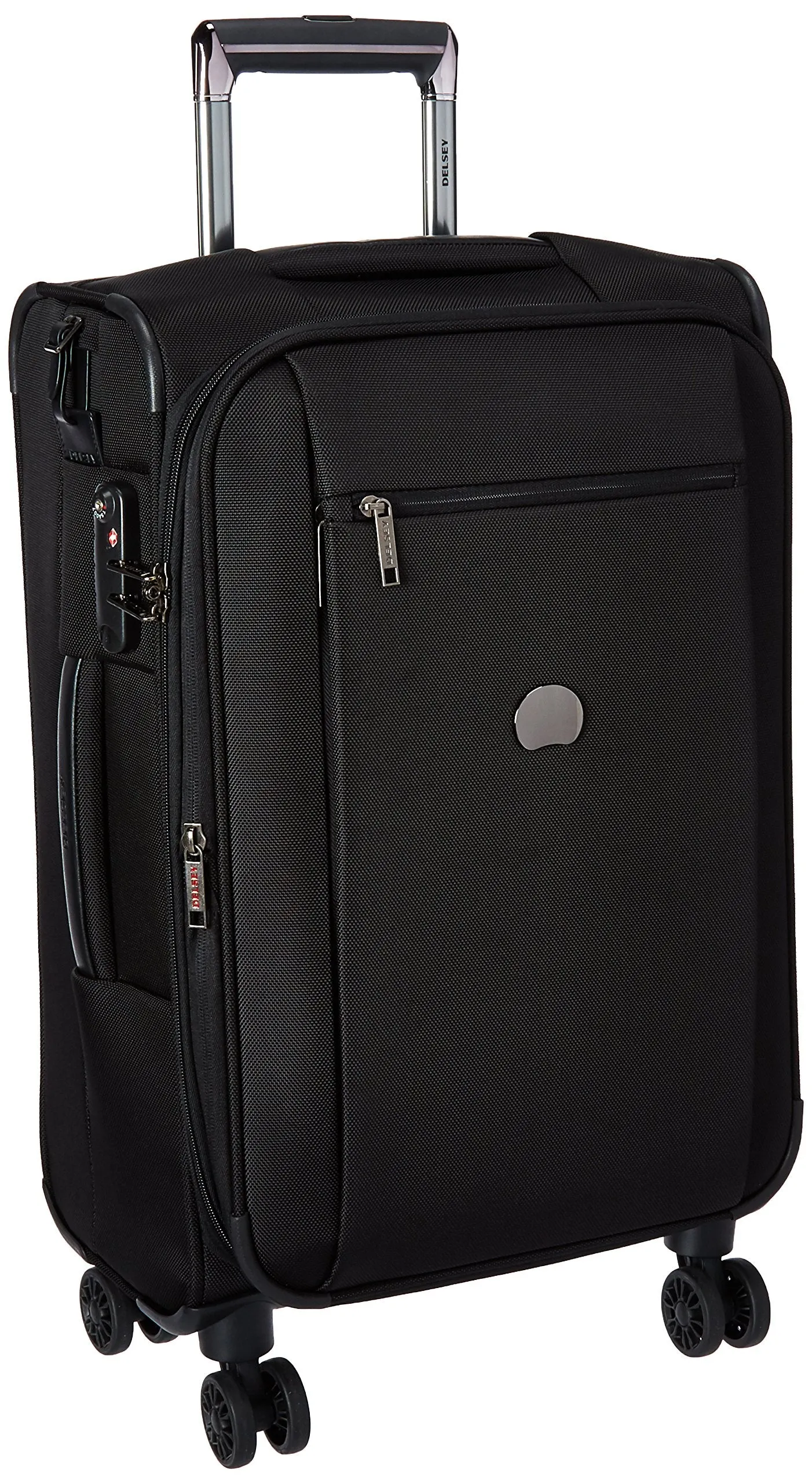 DELSEY Paris Montmartre 4 Wheel 21 Exp Softside Carry On Luggage