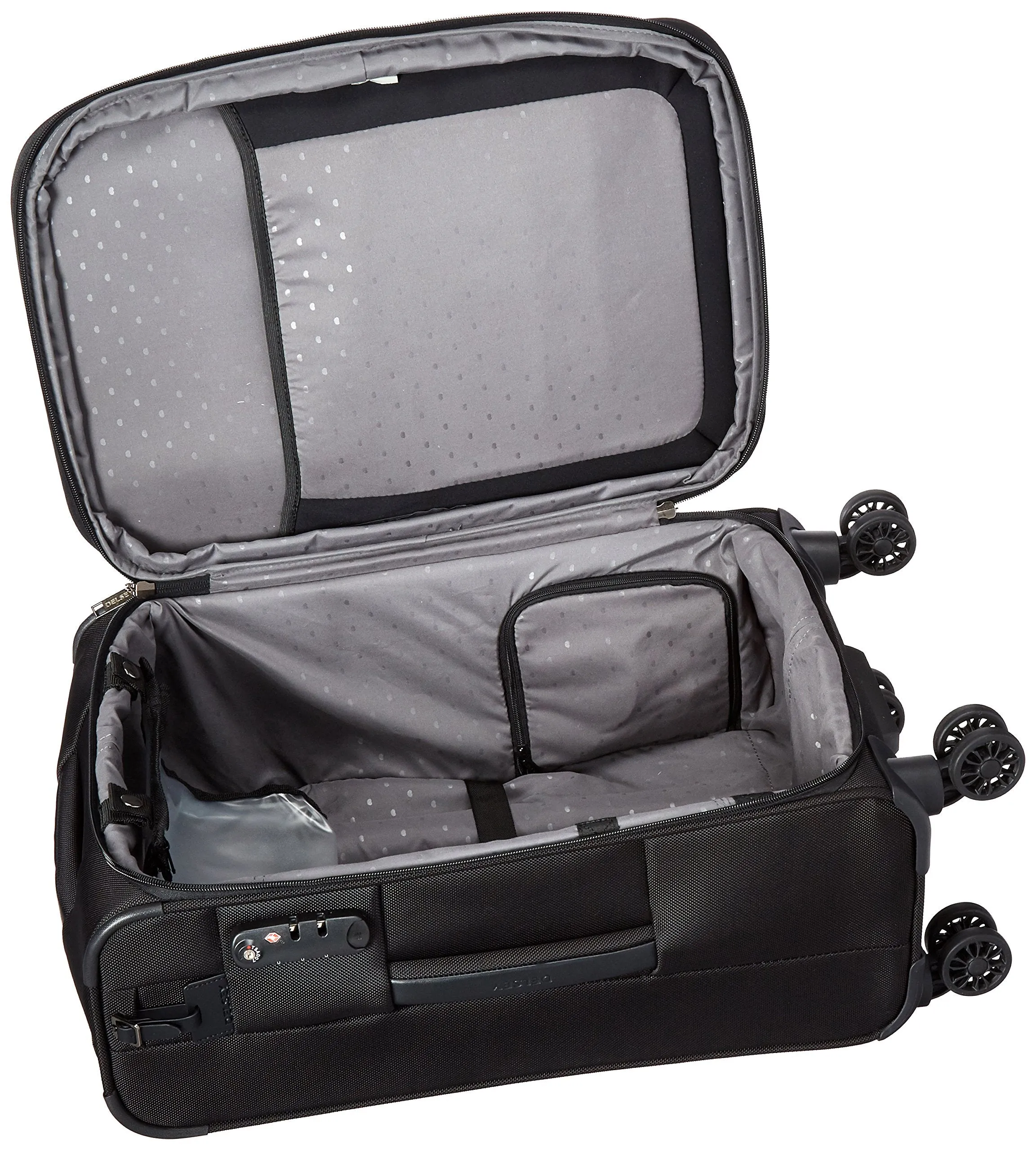 DELSEY Paris Montmartre 4 Wheel 21 Exp Softside Carry On Luggage