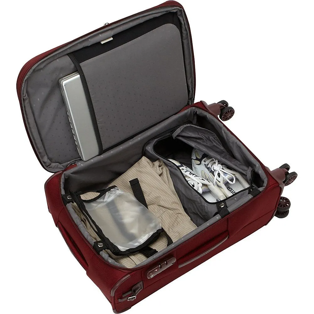 DELSEY Paris Montmartre 4 Wheel 21 Exp Softside Carry On Luggage