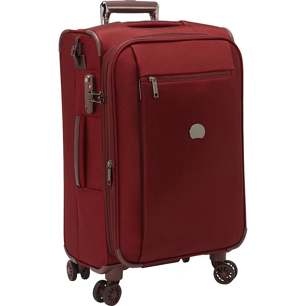 DELSEY Paris Montmartre 4 Wheel 21 Exp Softside Carry On Luggage
