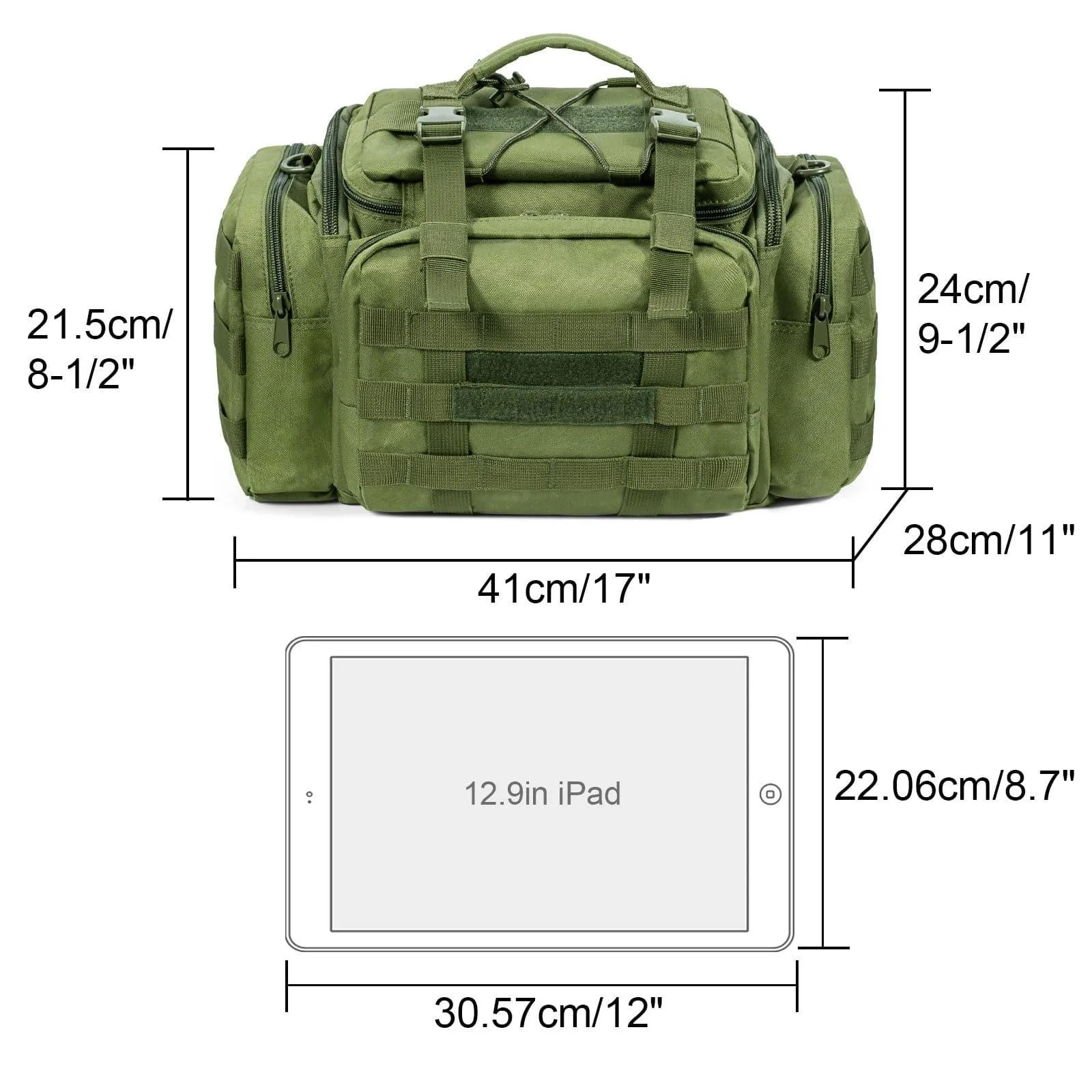 Dr.Fish Large Fishing Tackle Bag 2 Colors
