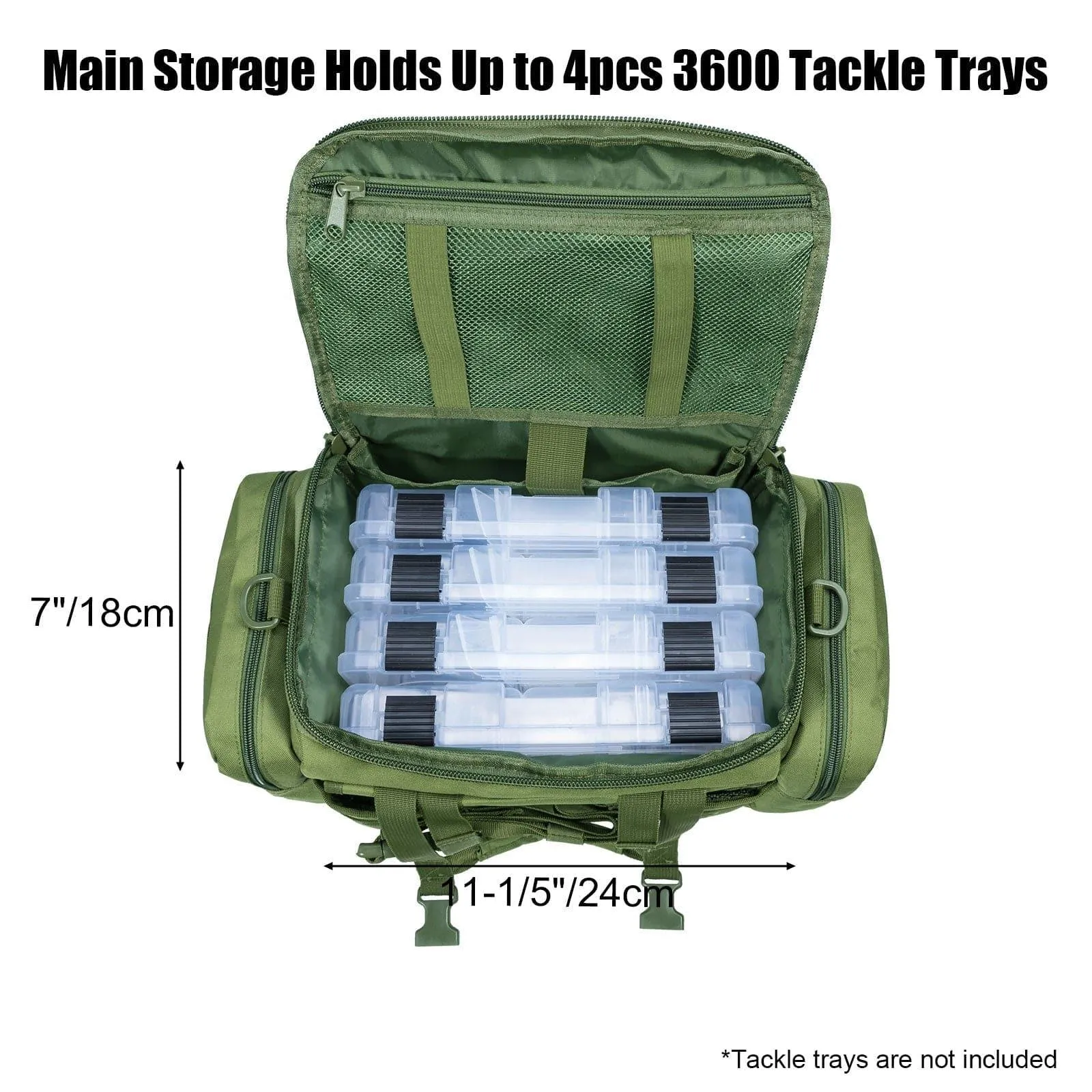 Dr.Fish Large Fishing Tackle Bag 2 Colors