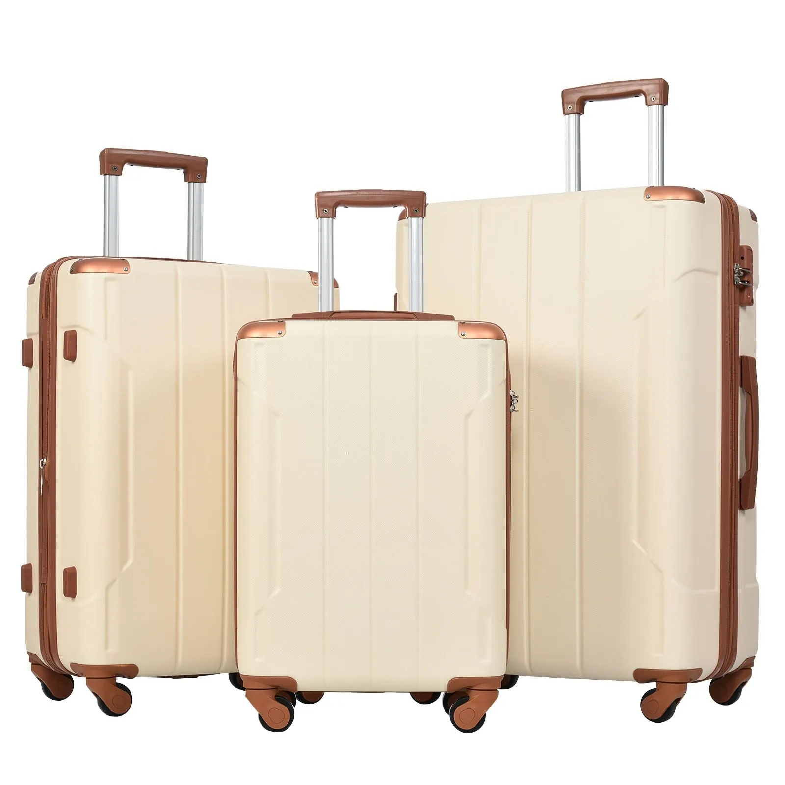 Expansion Hardshell Luggage Sets with TSA Lock & Spinner, 20''24''28''