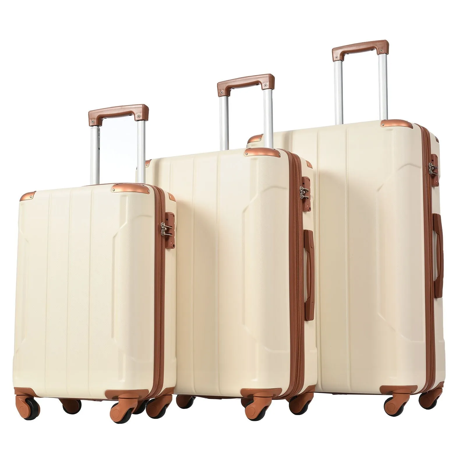 Expansion Hardshell Luggage Sets with TSA Lock & Spinner, 20''24''28''