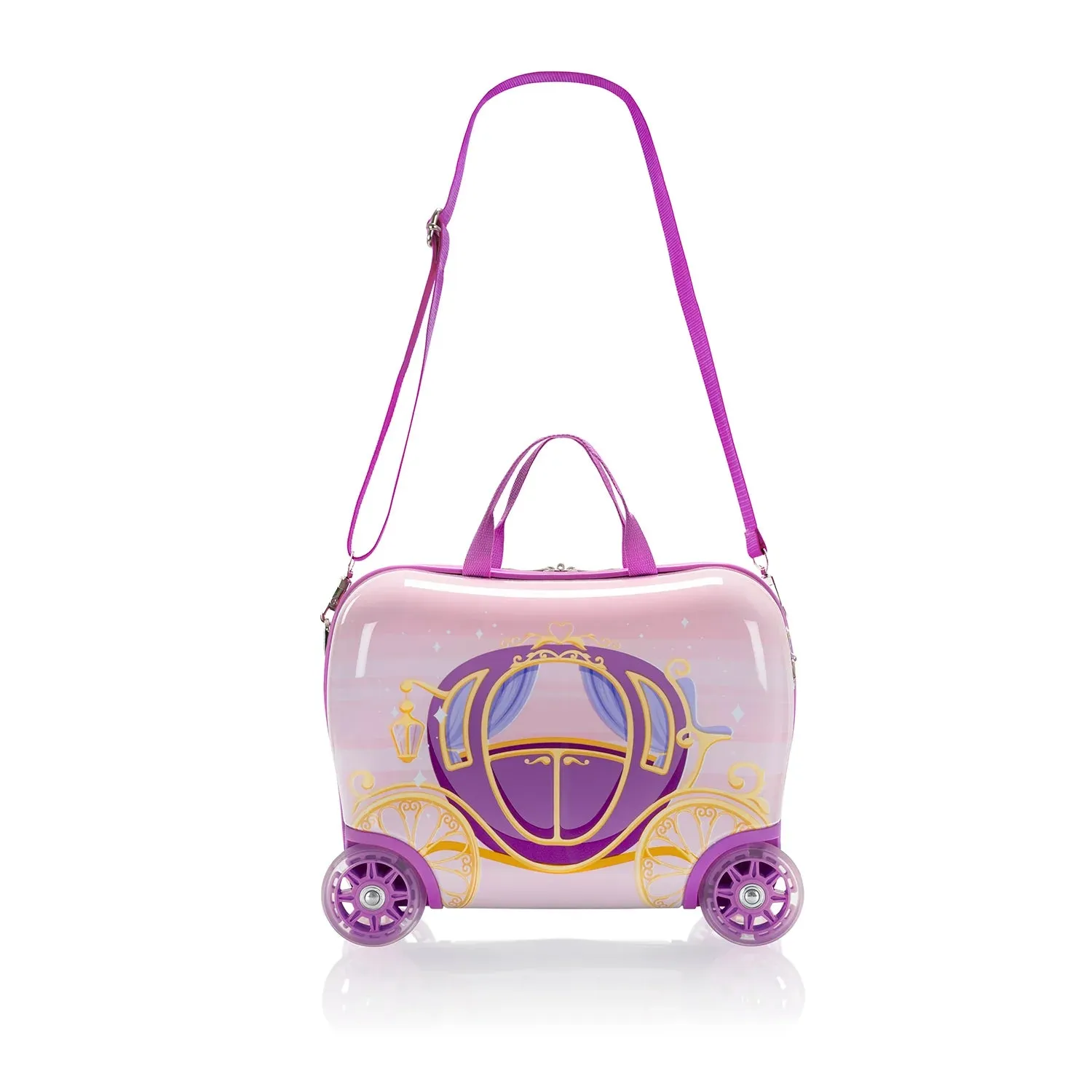 Fashion Ride-on Luggage with Light-up Wheels
